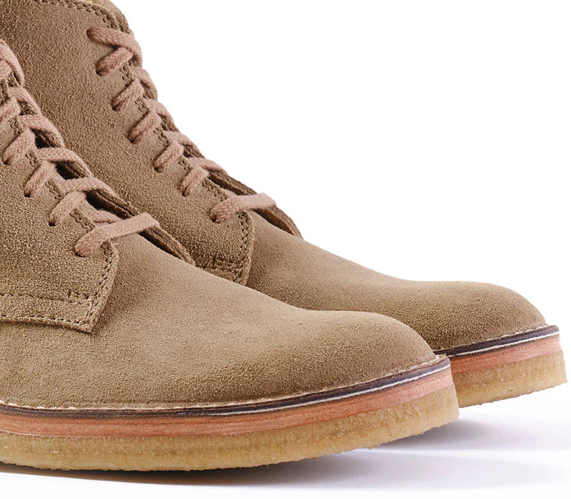 PRE-SALE LK-044 Sahara Boots Japanese Suede Boots Khaki