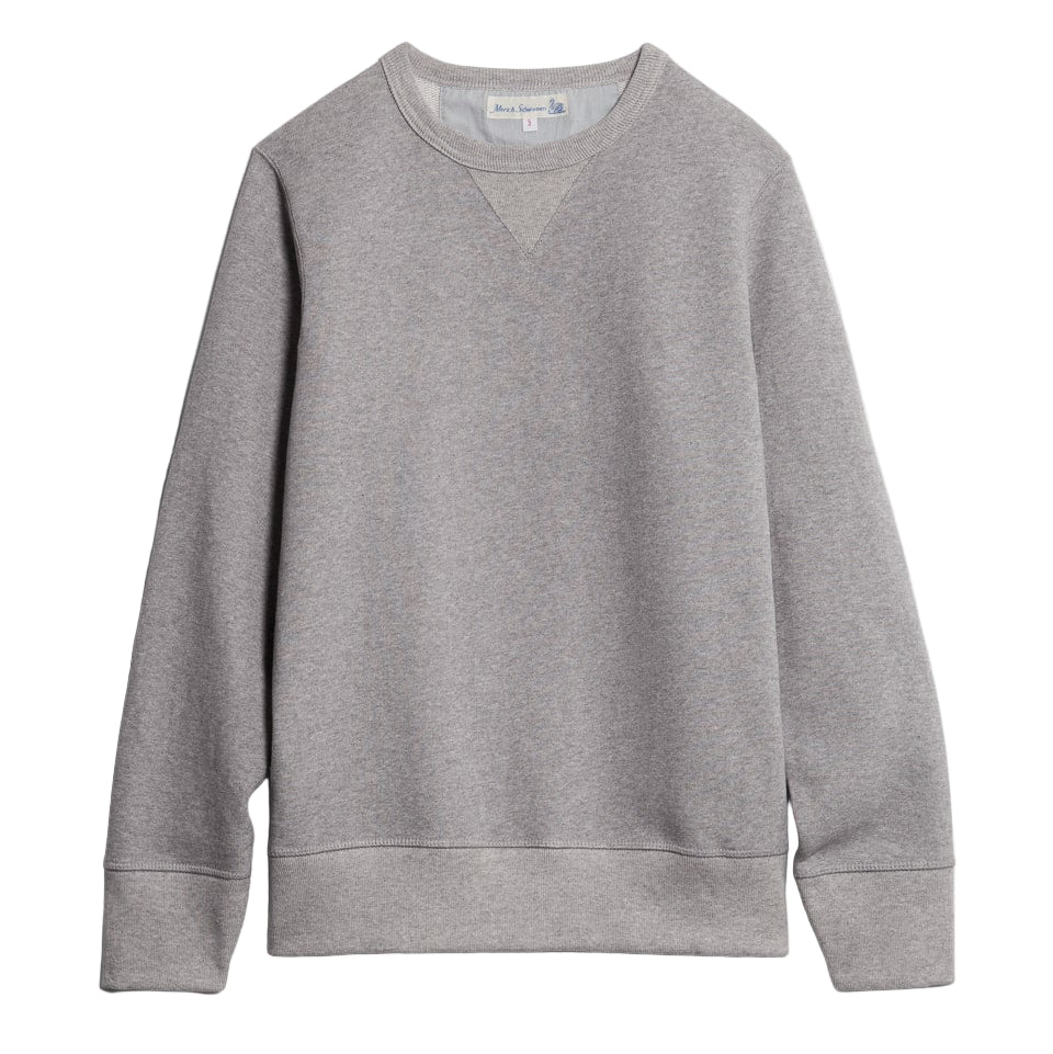 Gray sweatshirt on a white background