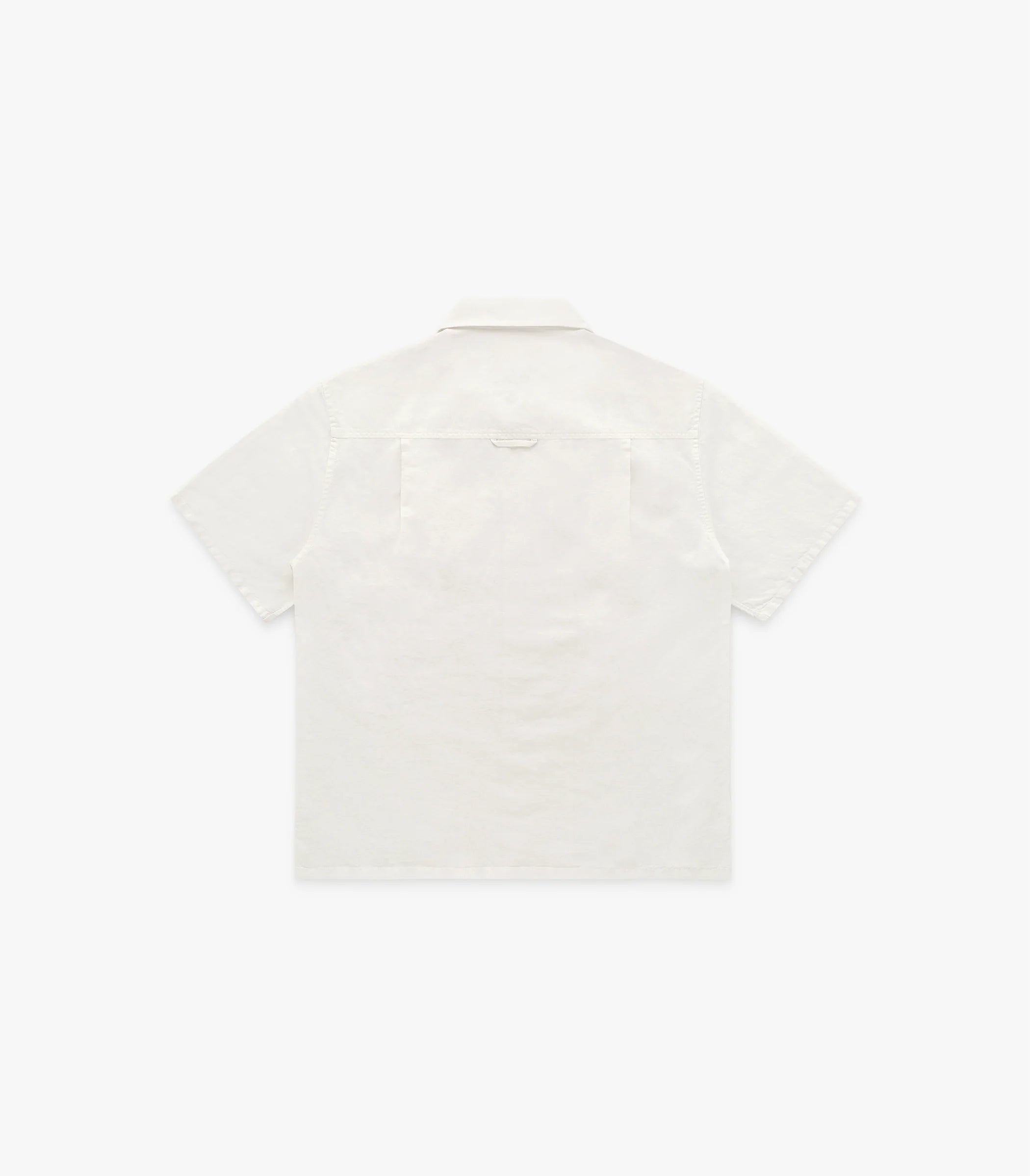 Mar Cotton & Linen Short Sleeve Shirt Bone