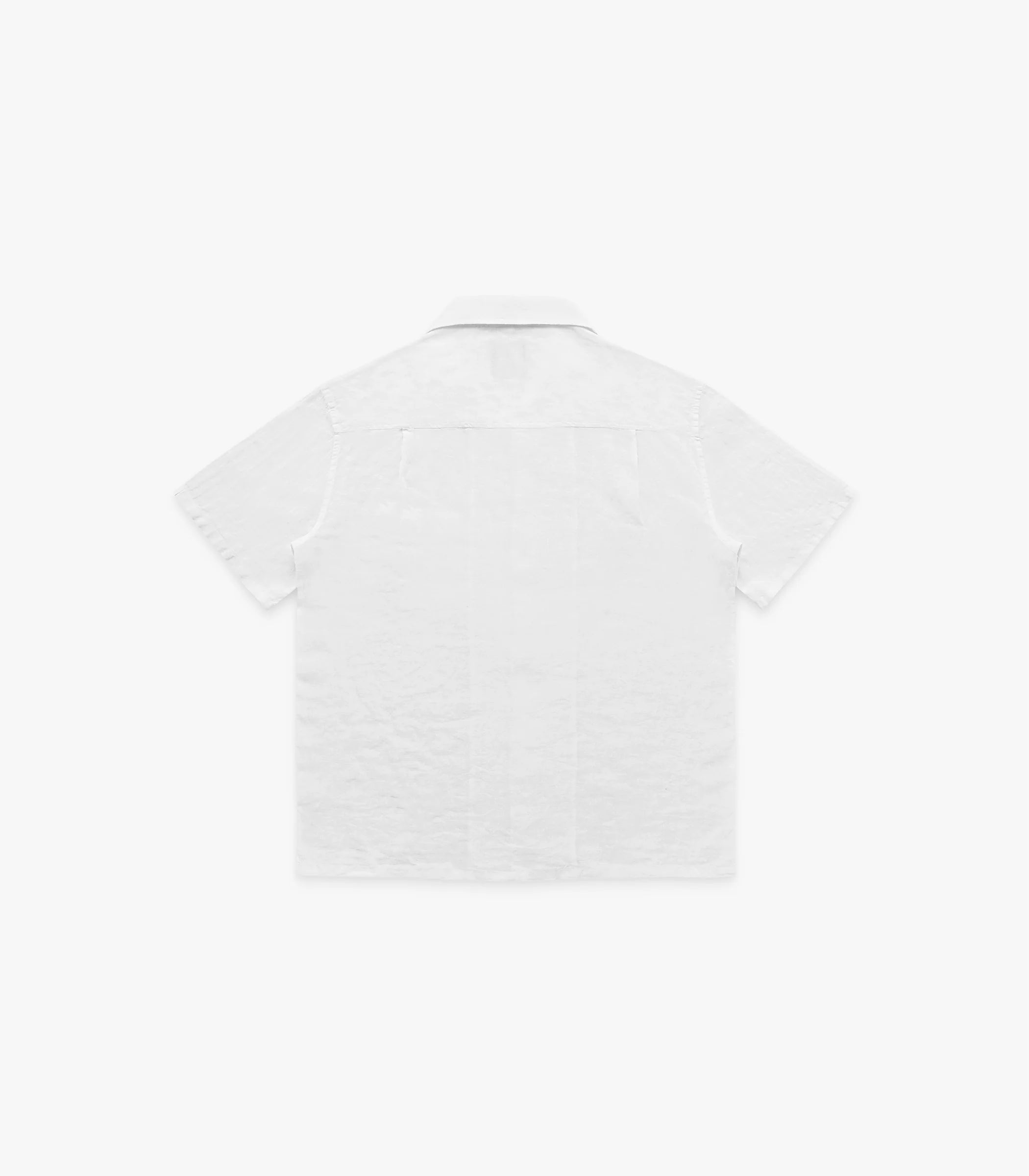 Marina Linen Short Sleeve Shirt White