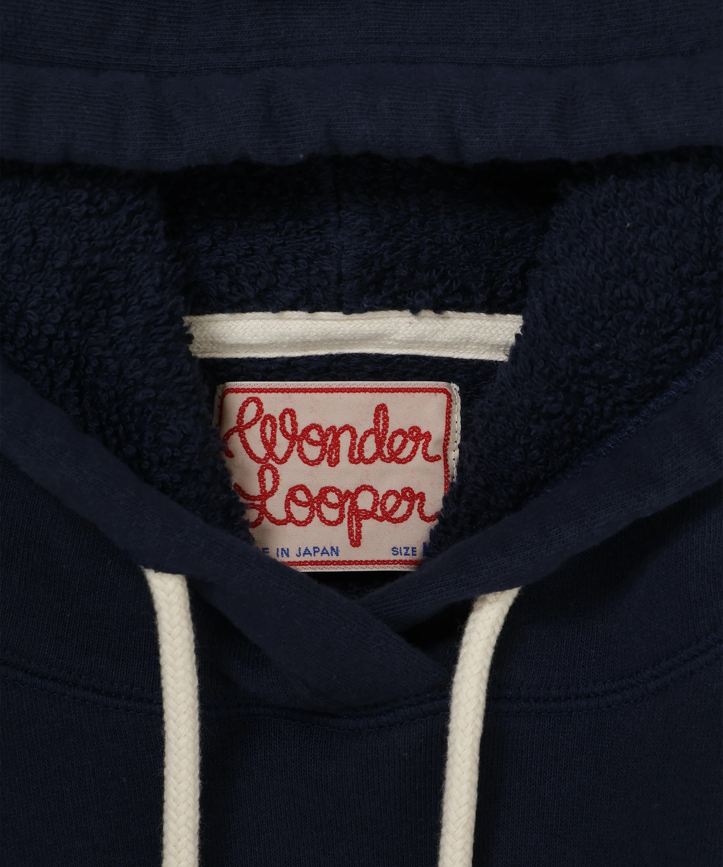 Pullover Hoodie - Super Looper French Terry - Navy