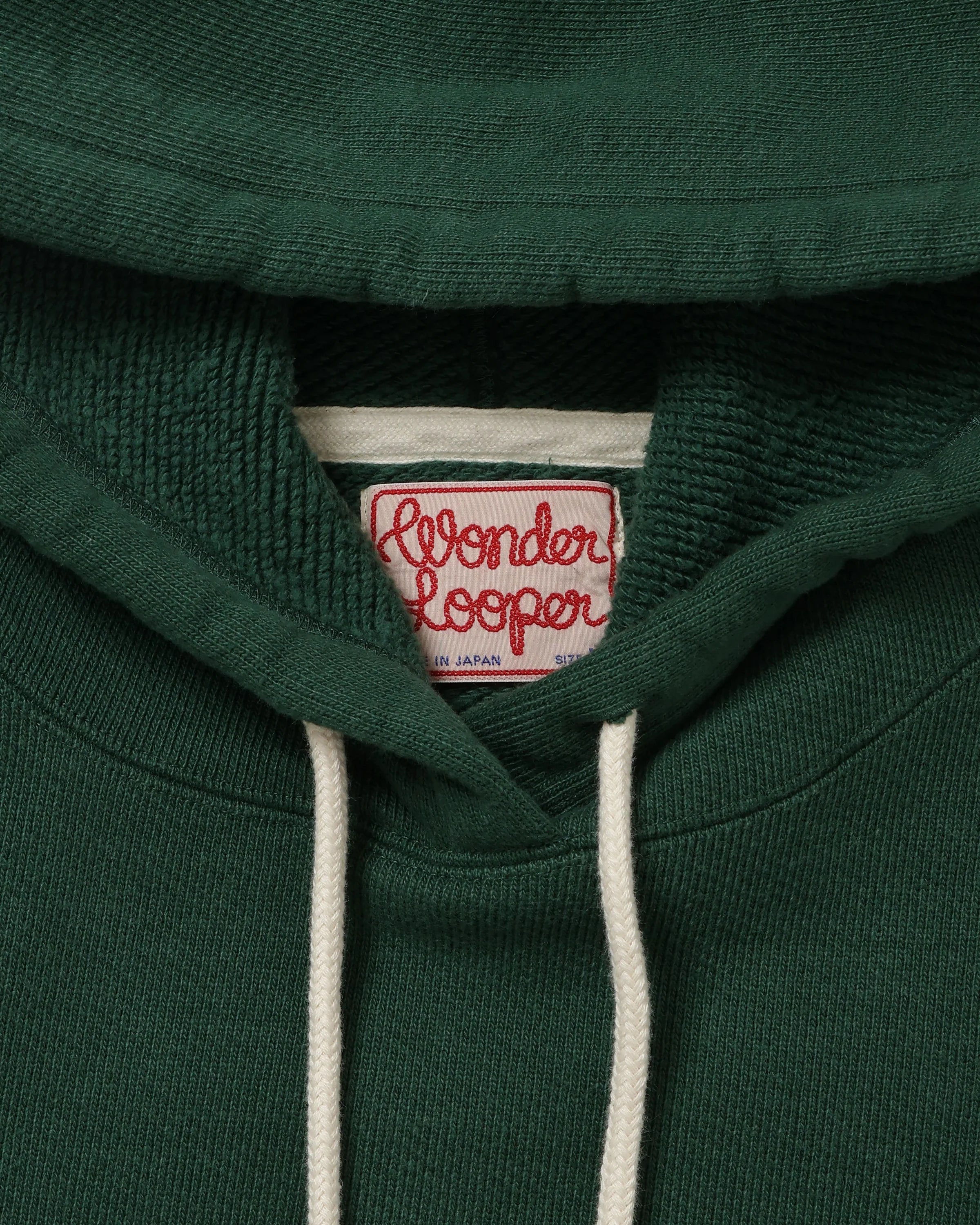 Pullover Hoodie Double Heavyweight French Terry Racing Green