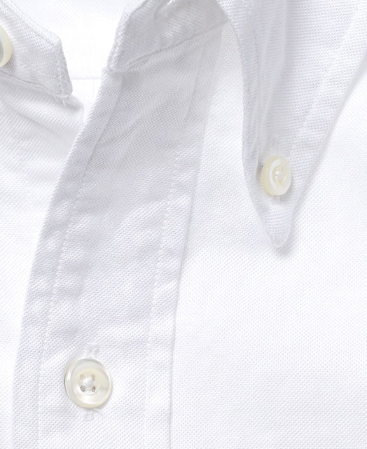 Vintage Ivy Button-Down Oxford Shirt White