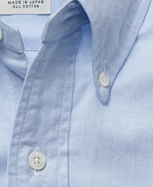 Vintage Ivy Button-Down Oxford Shirt Blue
