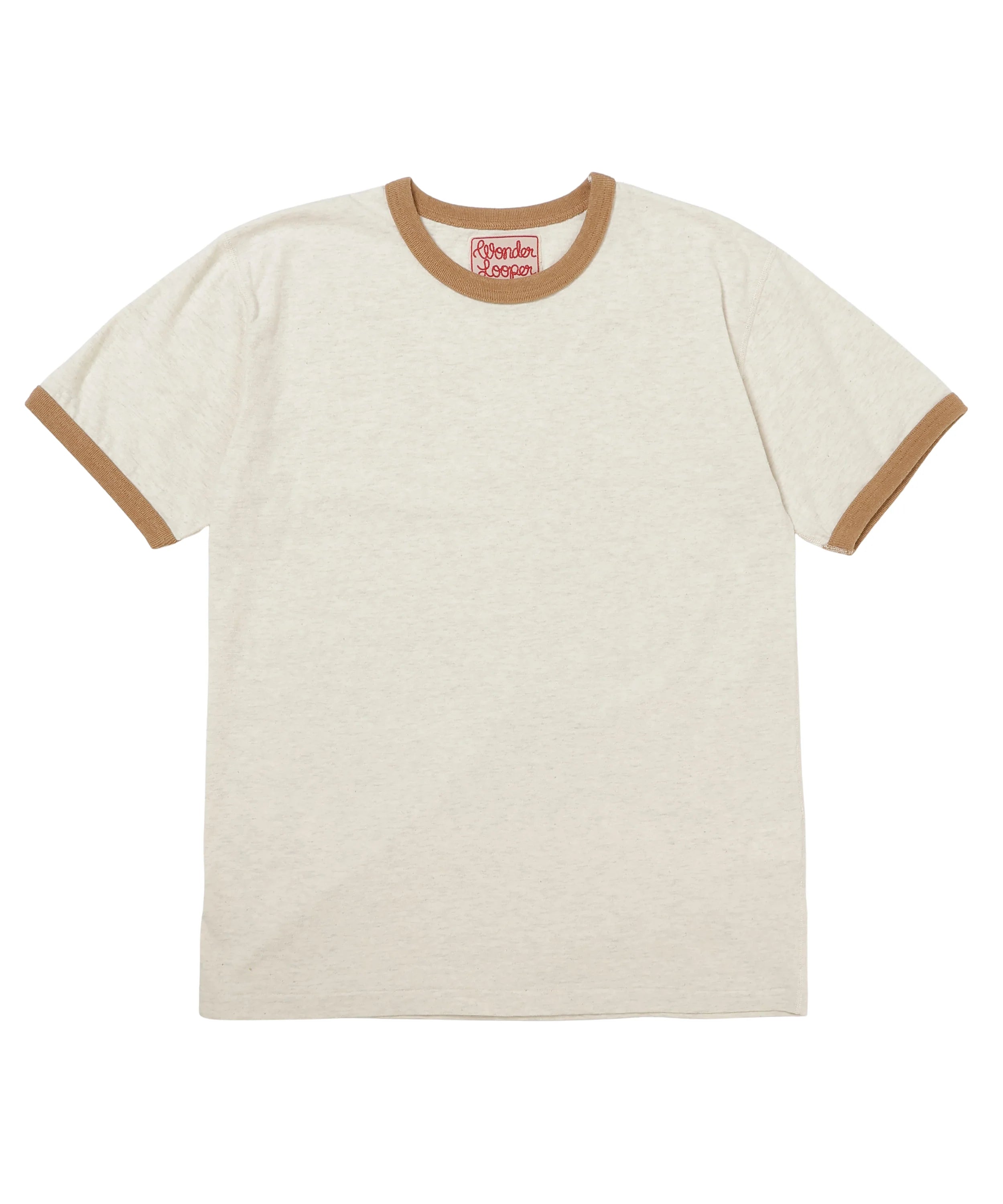 Recycled Cotton Foxfibre® Ringer T - Sand