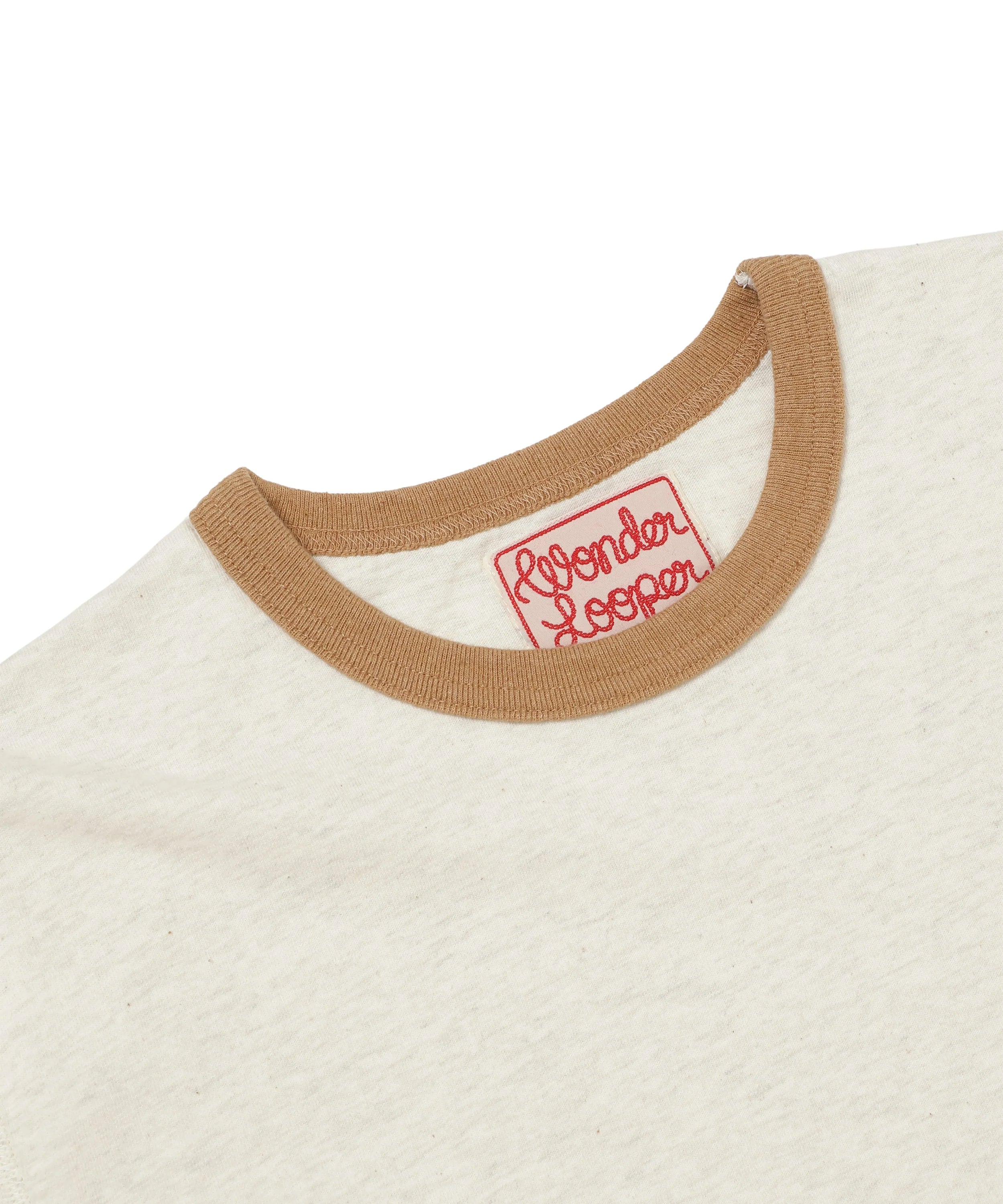 Recycled Cotton Foxfibre® Ringer T - Sand