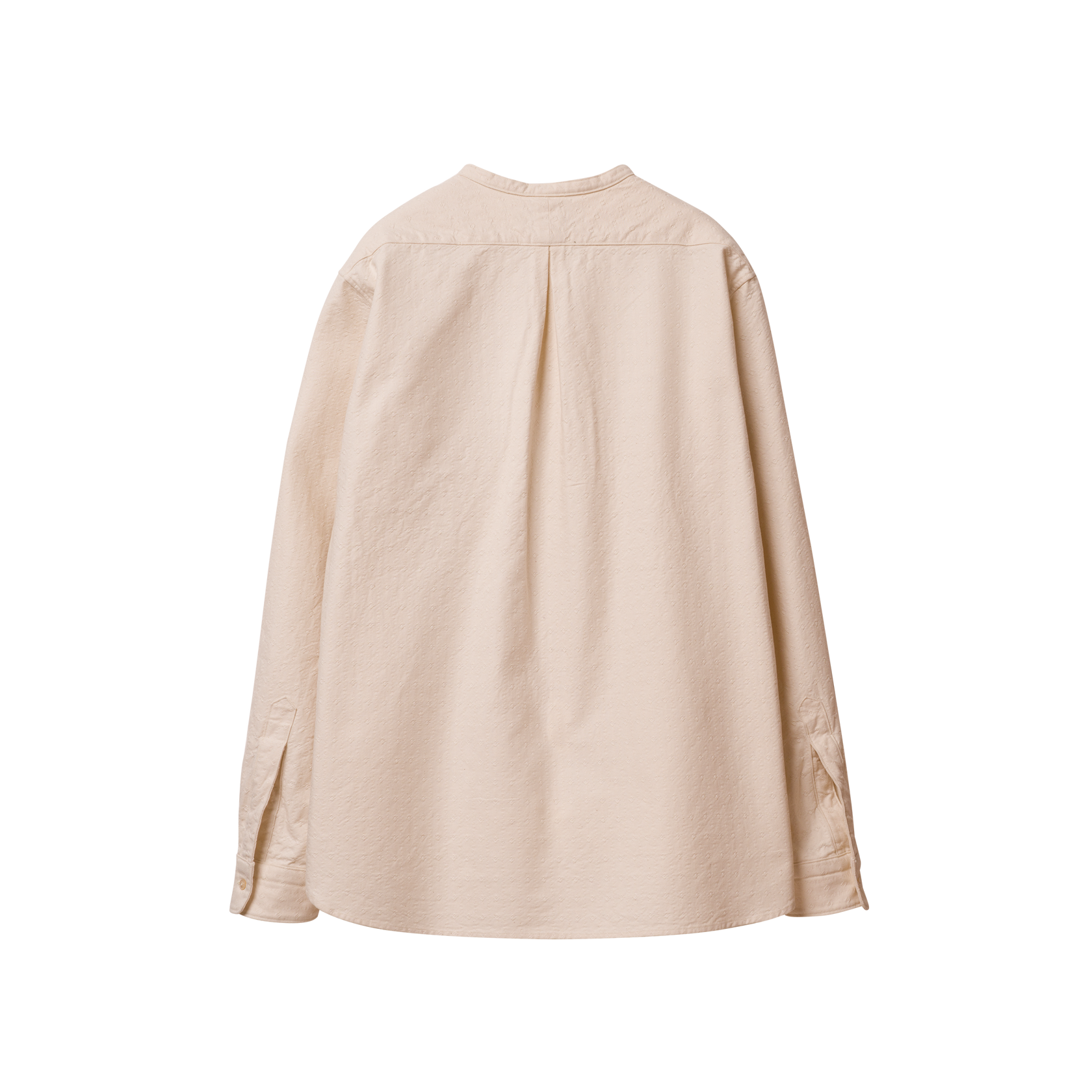 S1006 Stand-up Collar Shirt - Natural