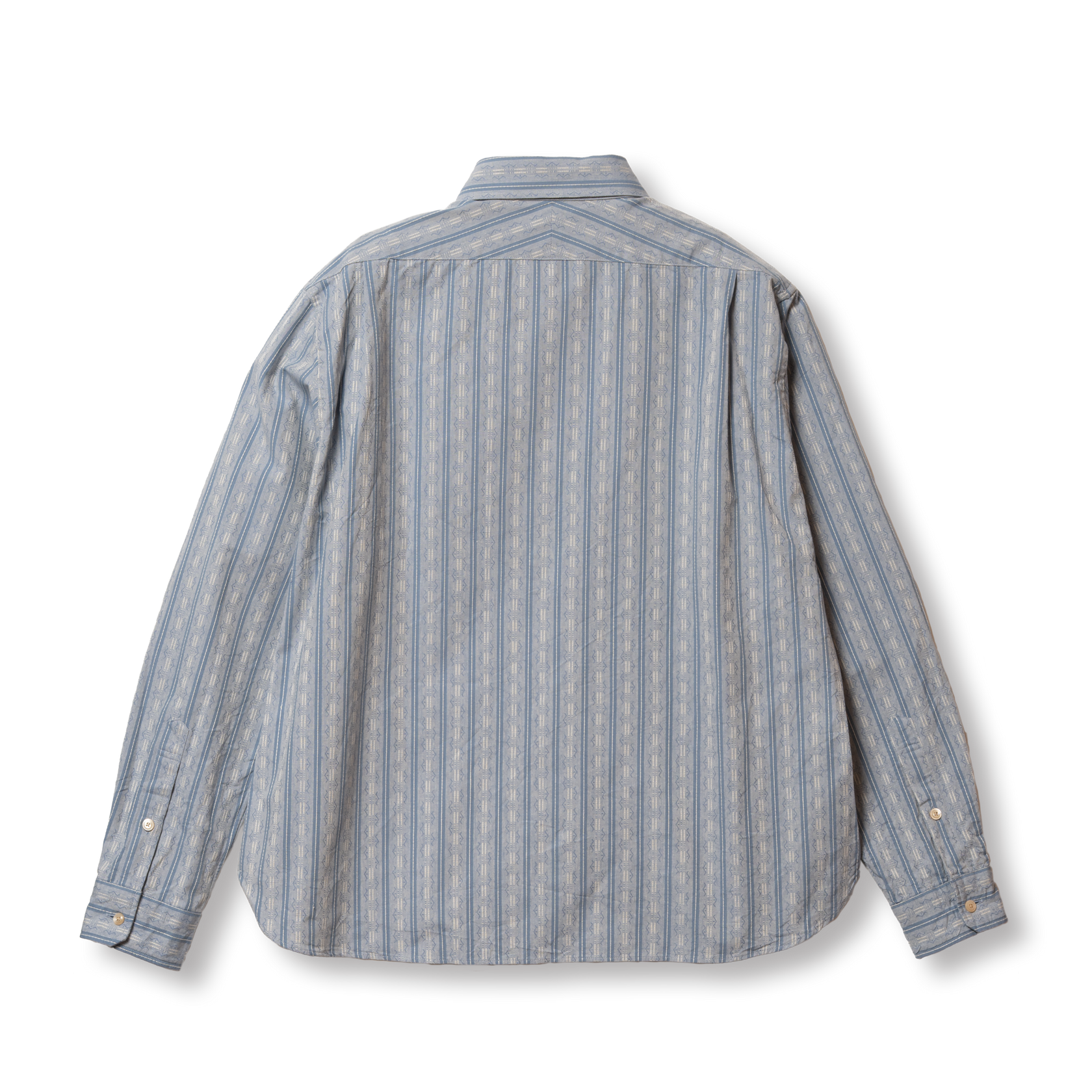 S1020 Striped Work Shirt - Blue