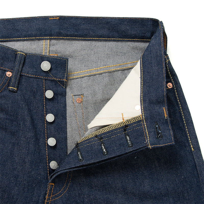 SD-800S Natural Indigo Tapered Selvedge Denim One Wash