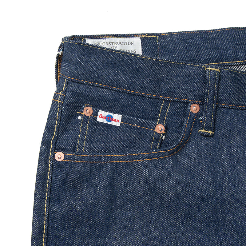 SD-800S Natural Indigo Tapered Selvedge Denim One Wash