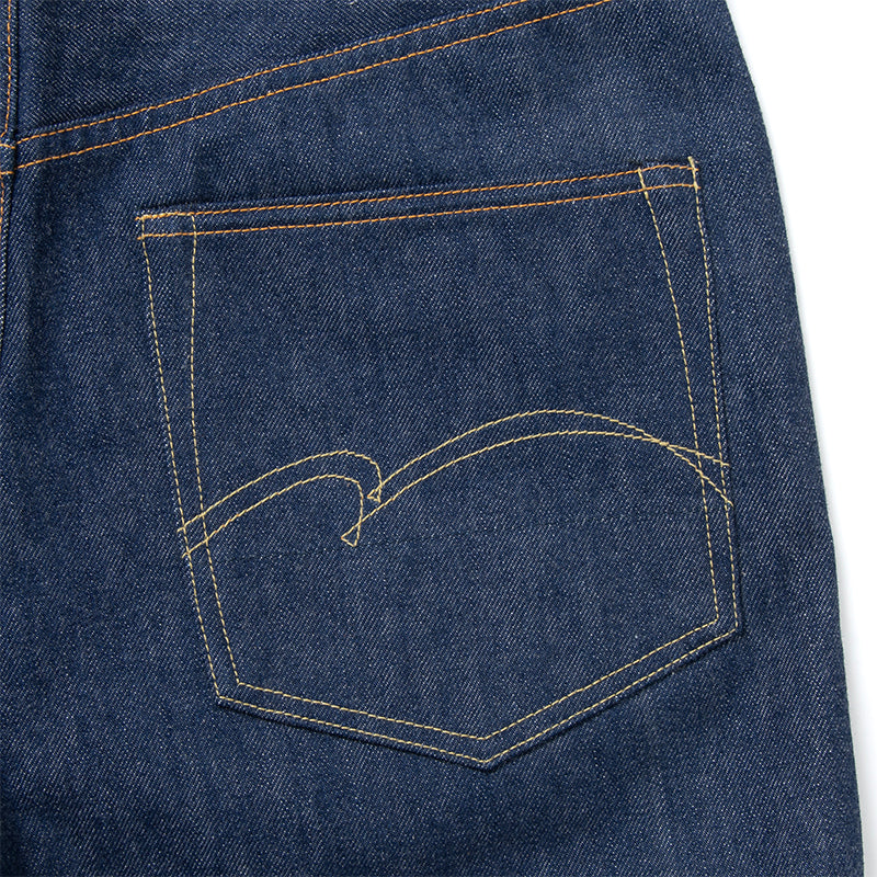 SD-800S Natural Indigo Tapered Selvedge Denim One Wash