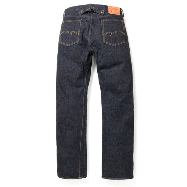 SD102CBW 15oz Loose Straight Pants with Cinch Back One Wash