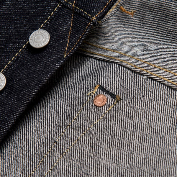 SD-100S 15oz Tapered Selvedge Denim Rinsed Indigo