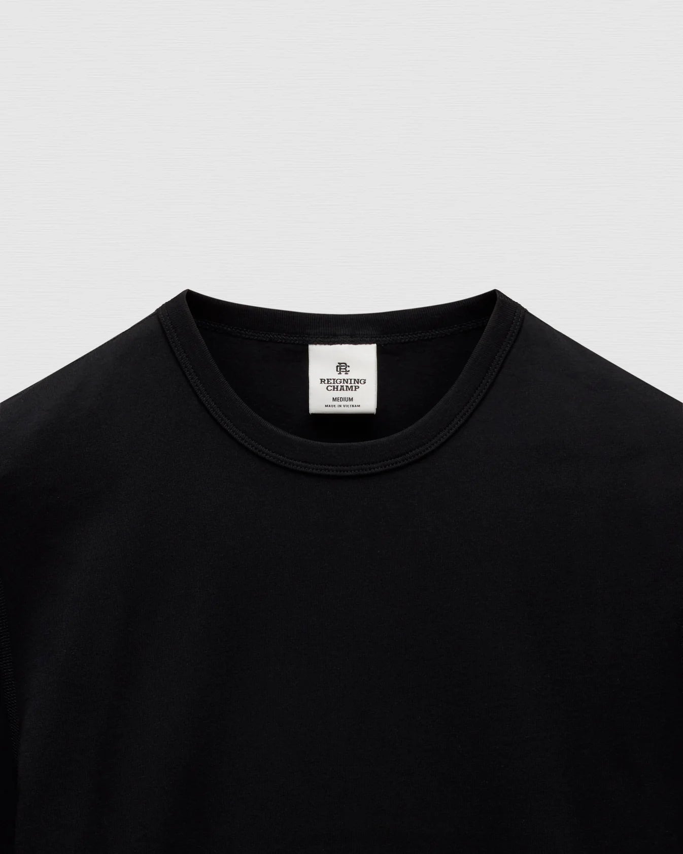 Lightweight Jersey Slim T-shirt Black