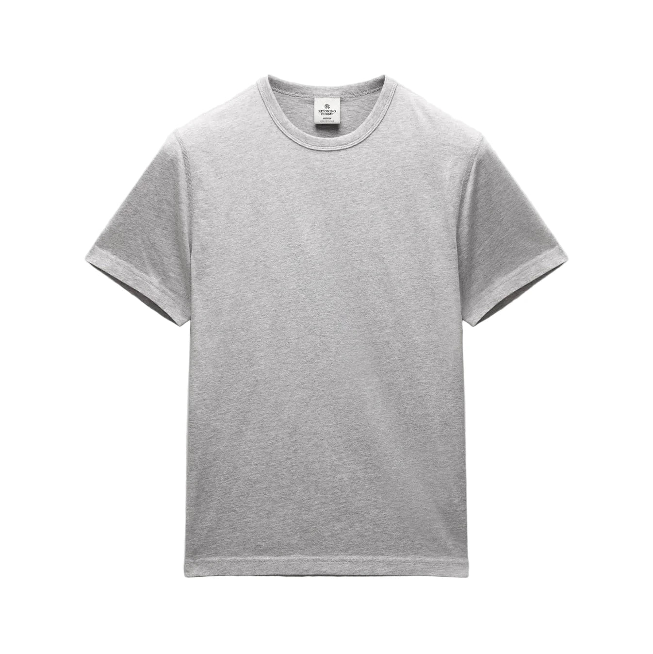 Gray t-shirt on a light gray background
