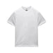 White t-shirt on a light gray background