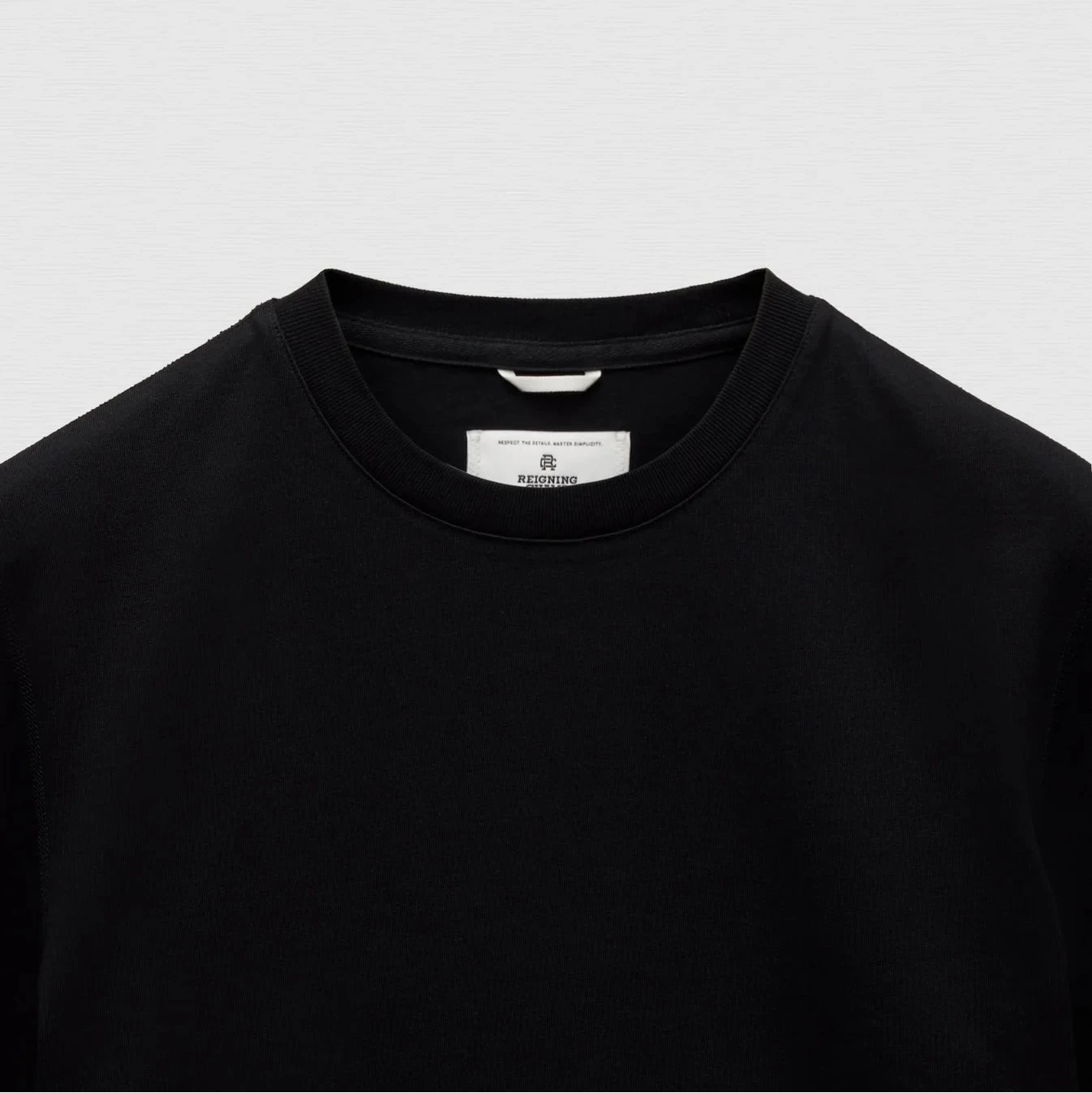 Midweight Jersey Standard T-Shirt Black