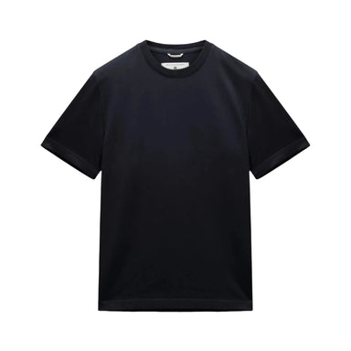 Black t-shirt on a white background