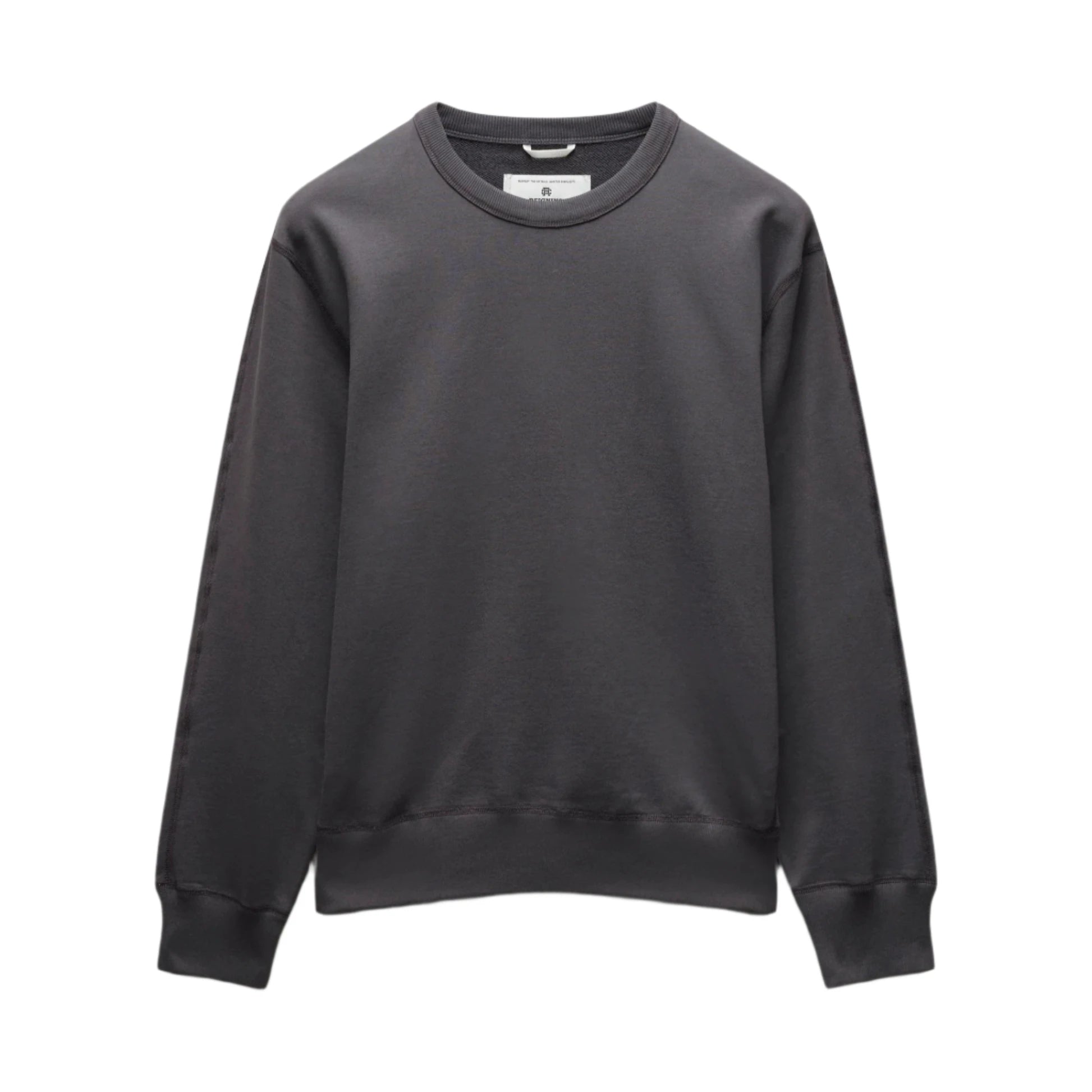 Midweight Terry Standard Fit Crewneck Midnight