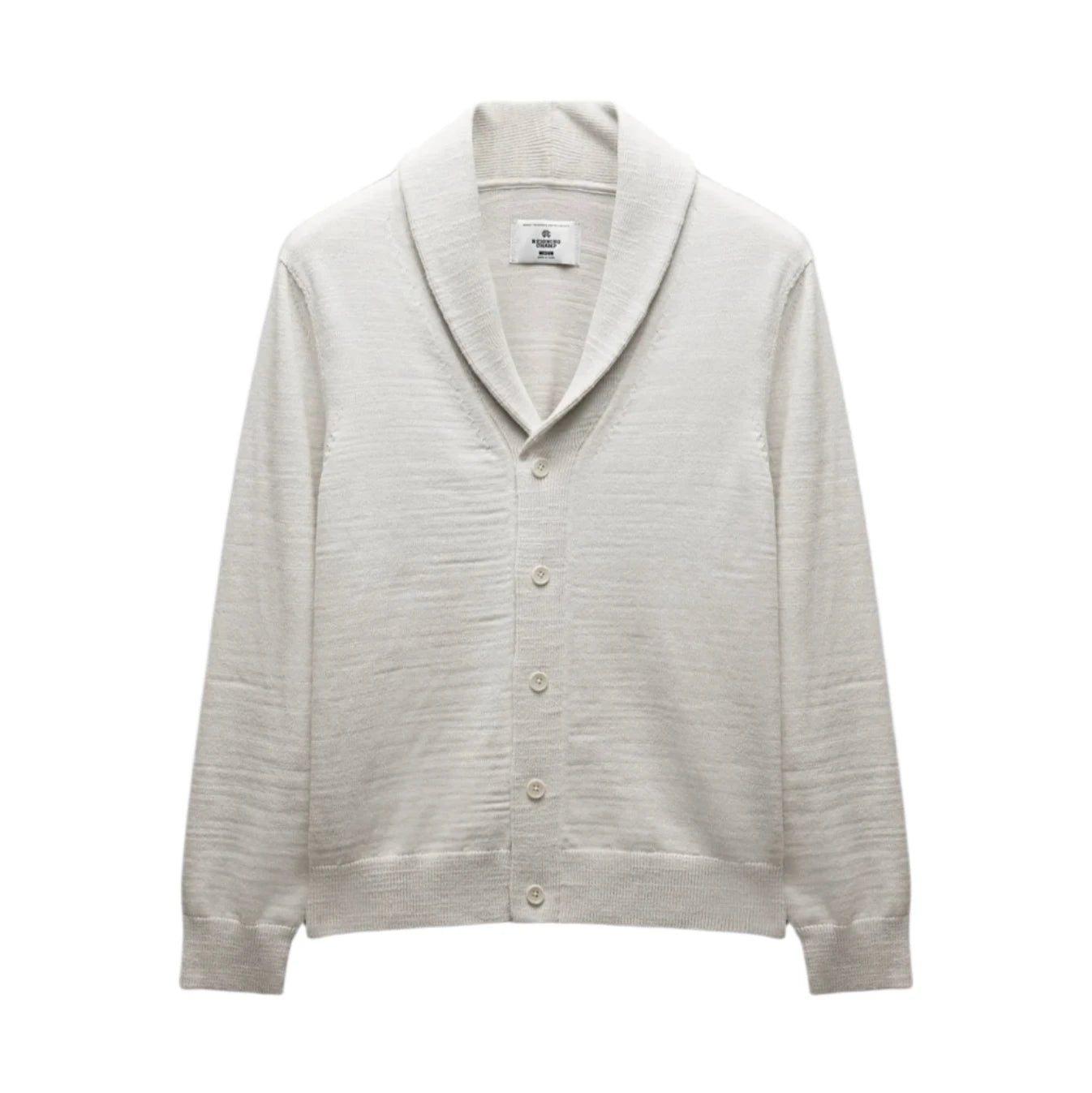 Cotton Slub Laurel Shawl Cardigan Oyster