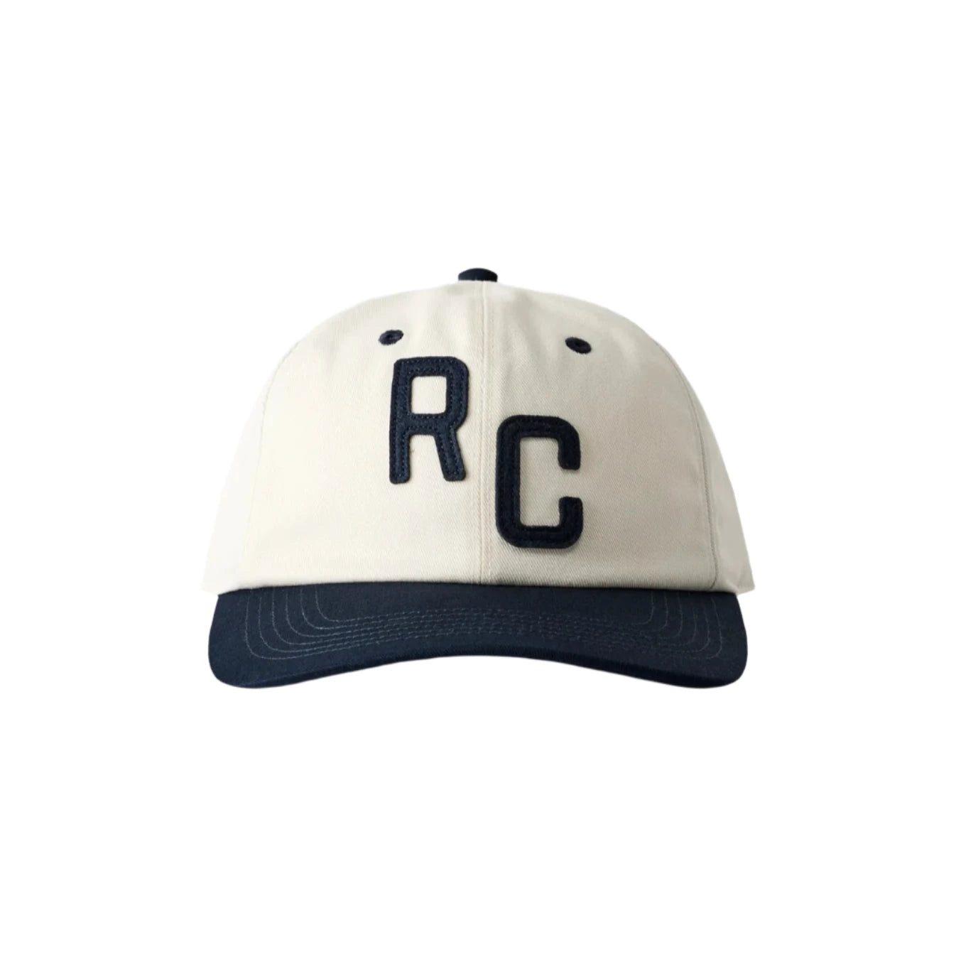 Colour Block Strapback Cap Navy-Cream