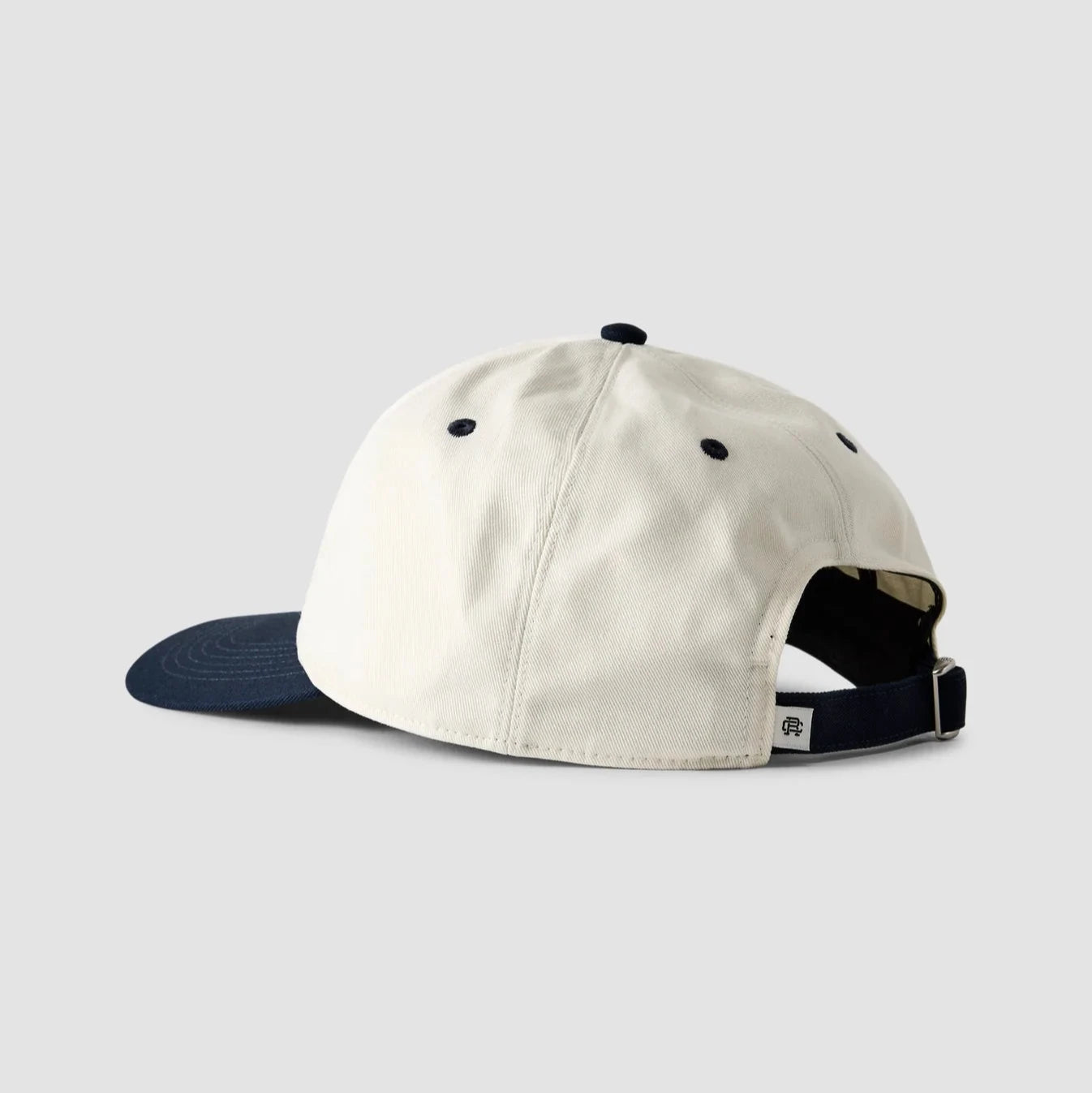 Colour Block Strapback Cap Navy-Cream