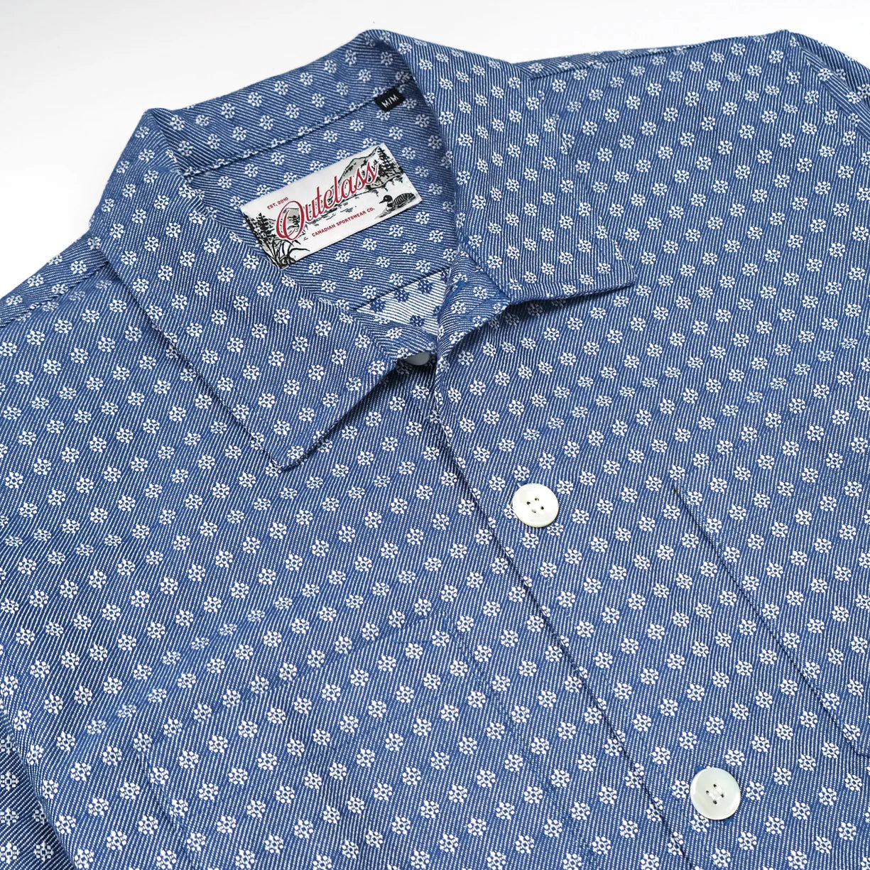 Blue Jay Jacquard Denim Club Shirt