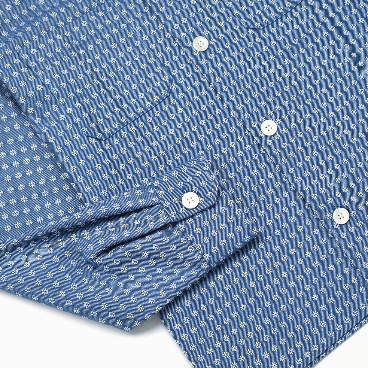 Blue Jay Jacquard Denim Club Shirt