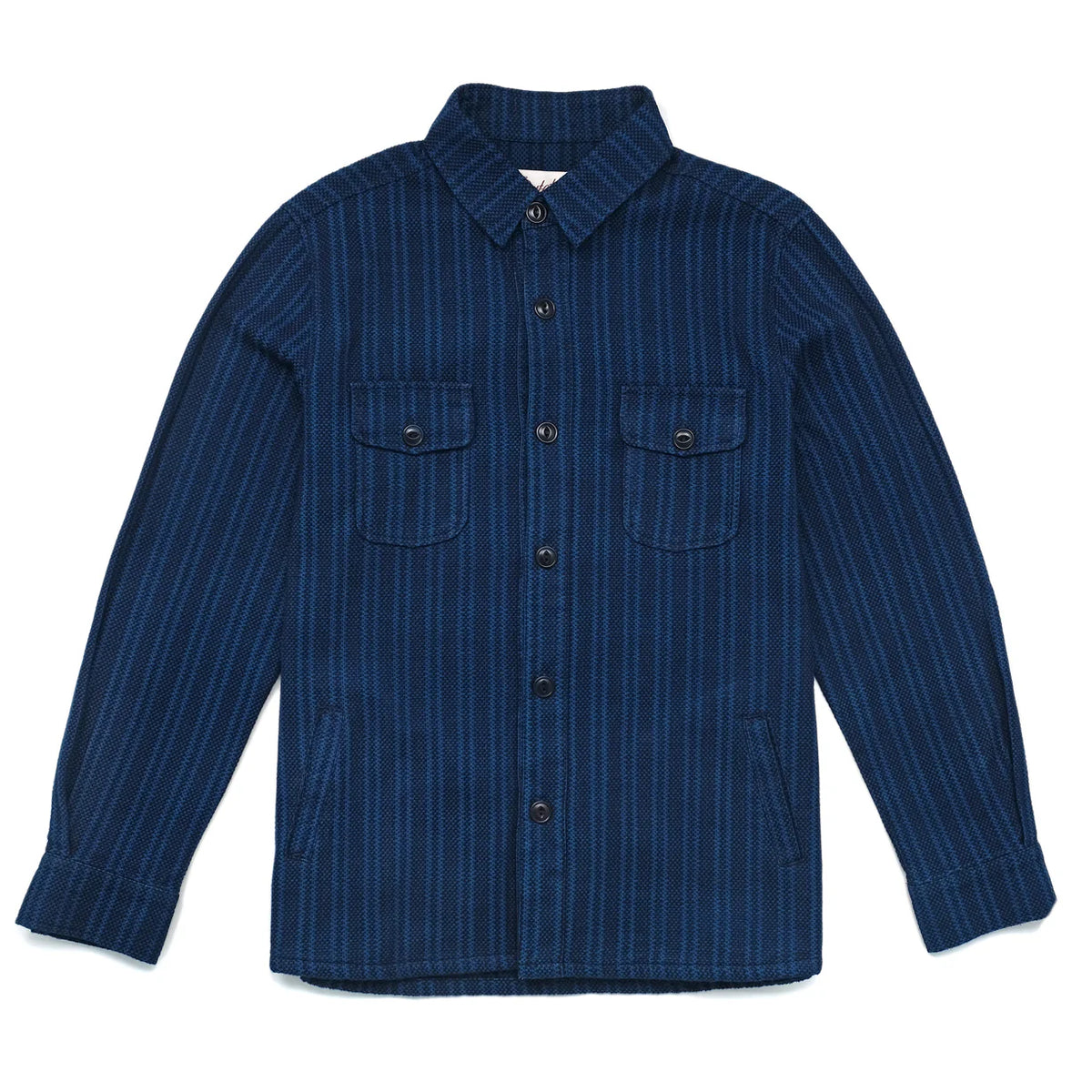 Sashiko Stripe Overshirt — Brooklyn Clothing