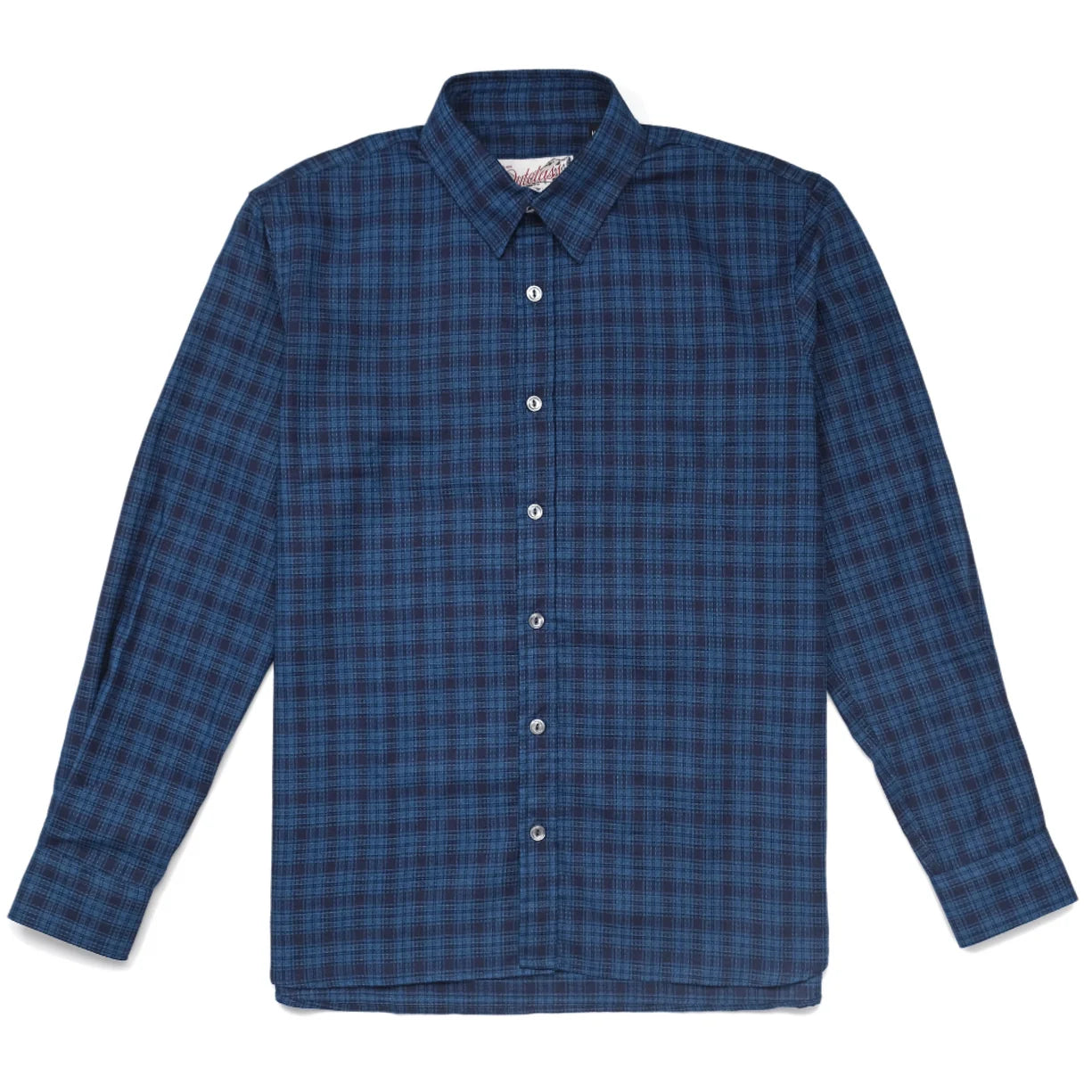 Indigo Plaid Easy Shirt