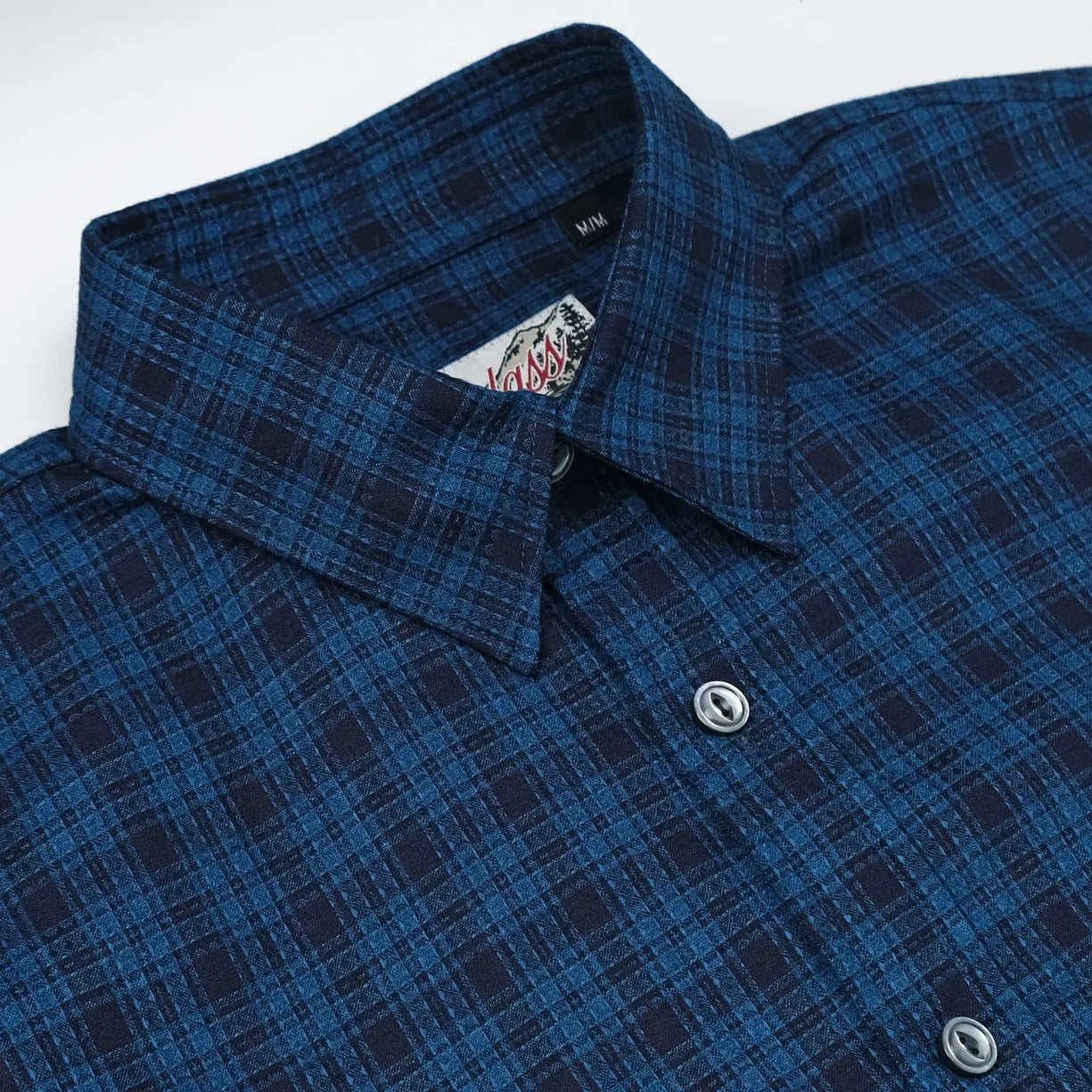 Indigo Plaid Easy Shirt
