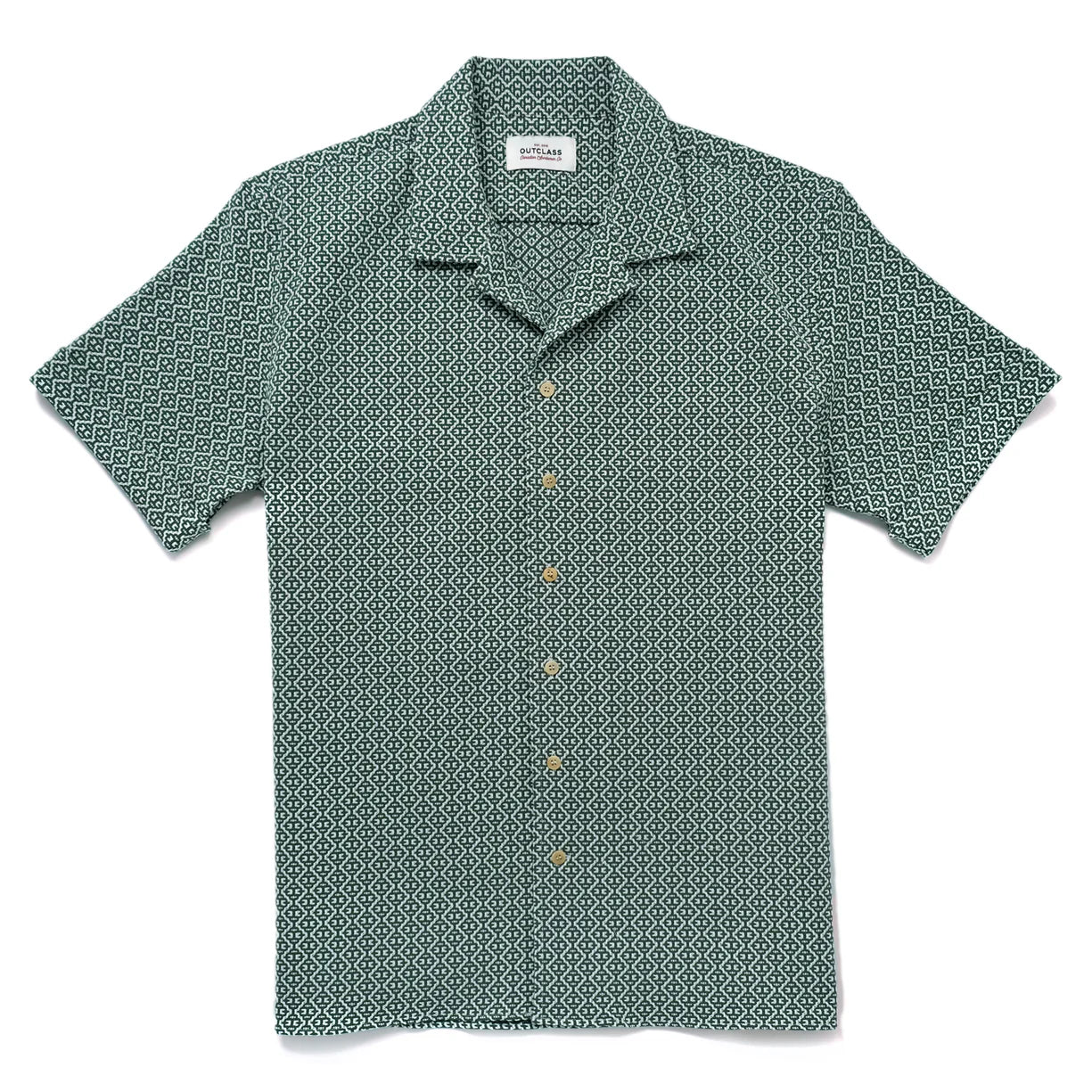 Pine Jacquard S/S Havana Shirt