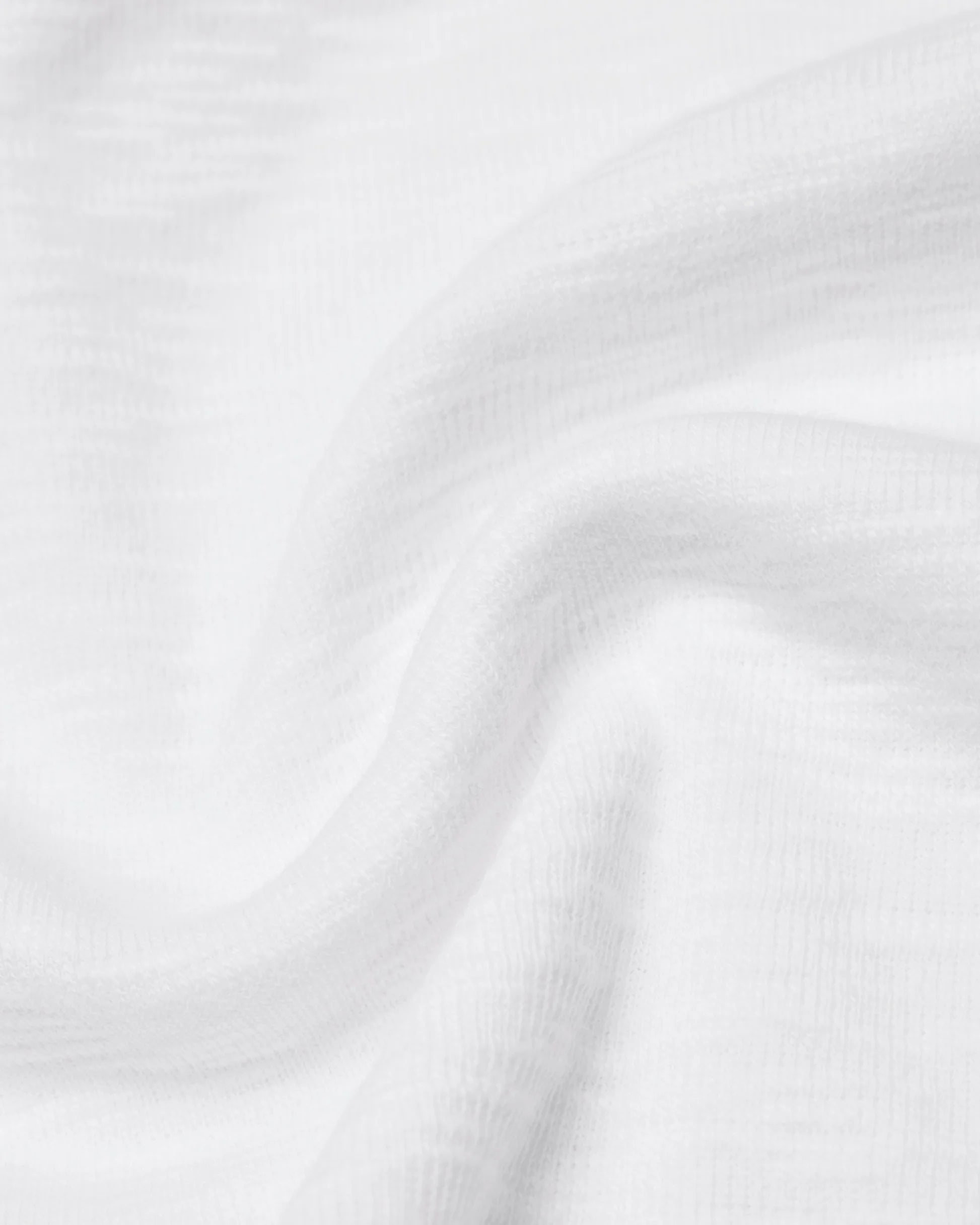 1x1 Slub Slim Tee White