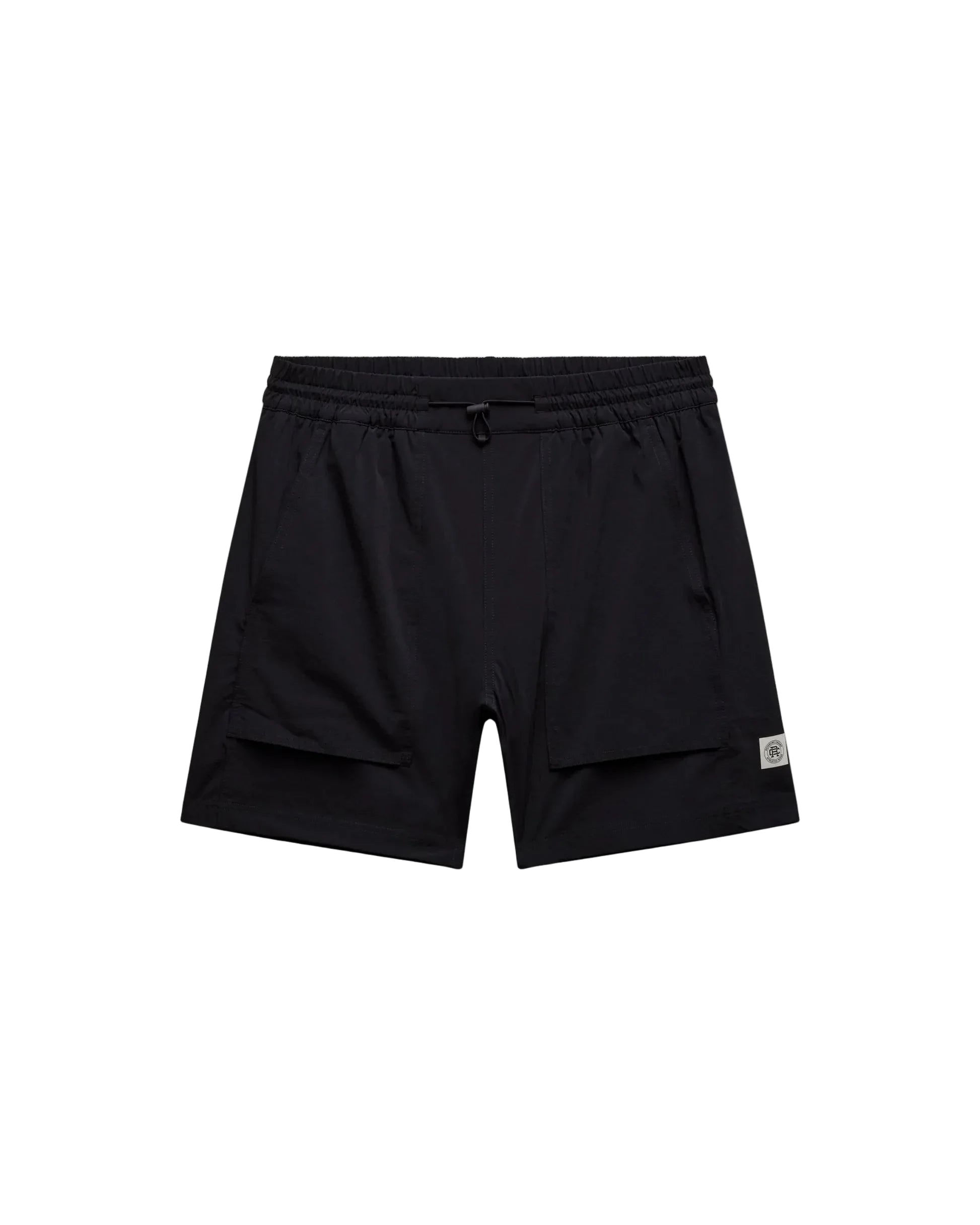 Stretch Nylon Utility Standard Short 6" - Black