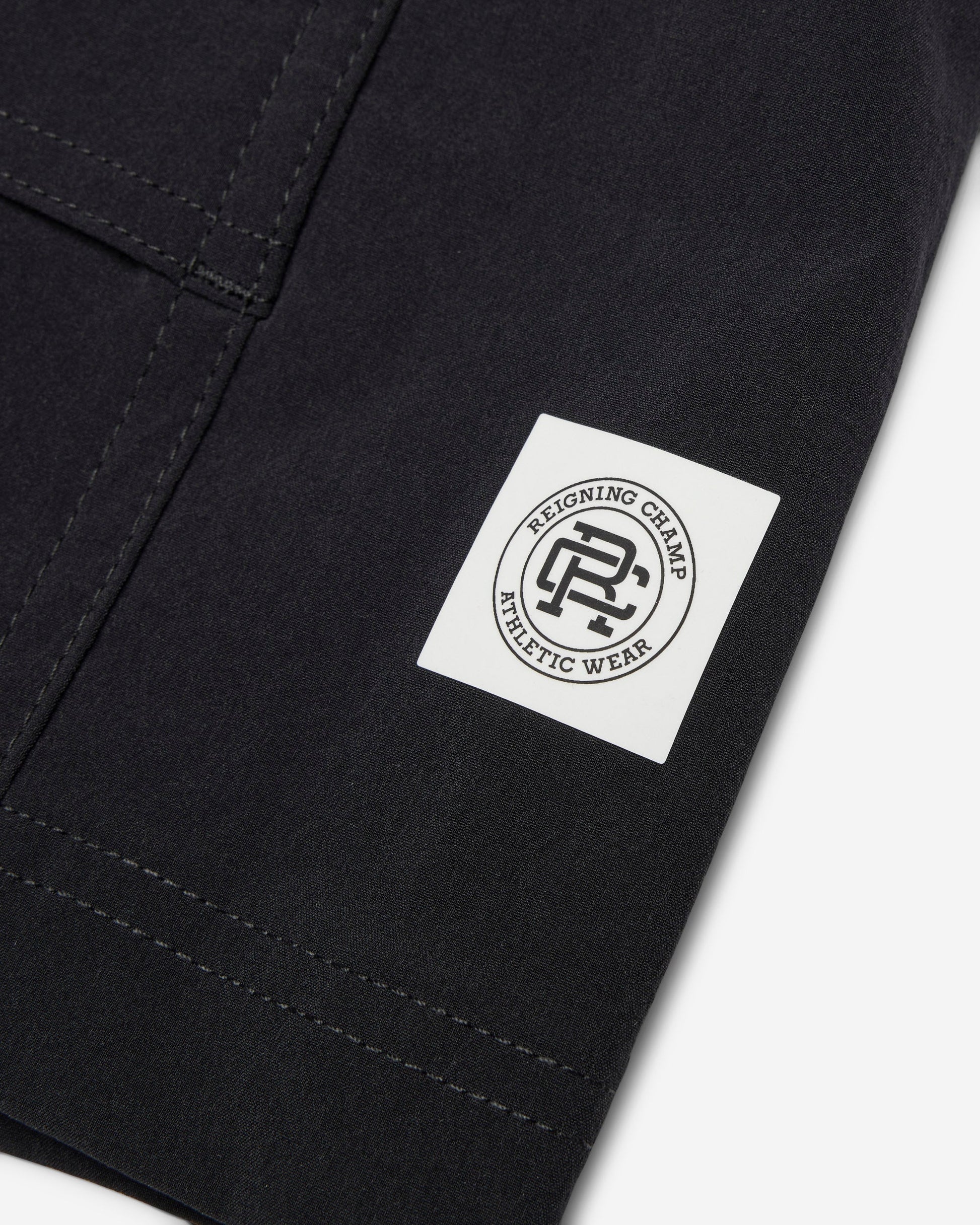 Stretch Nylon Utility Standard Short 6" - Black