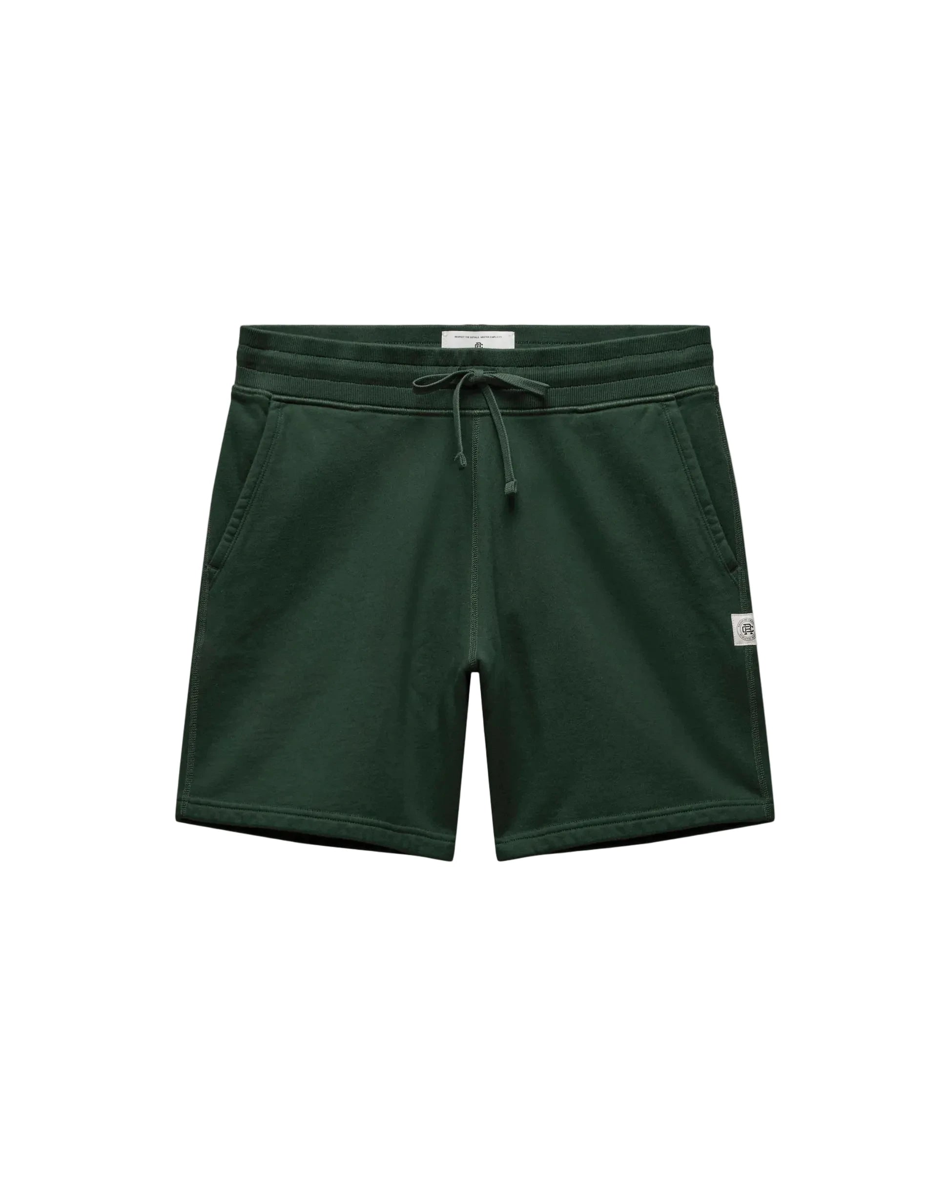 Midweight Terry Standard Fit Sweatshort 7" - British Racing Green