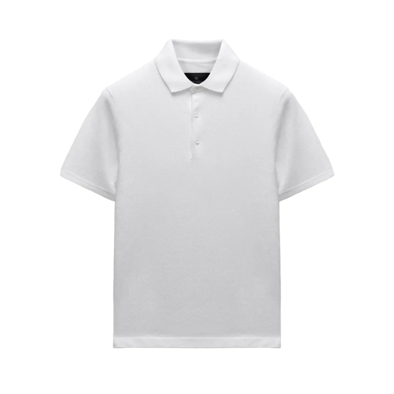 Supima Pique Ace Polo White