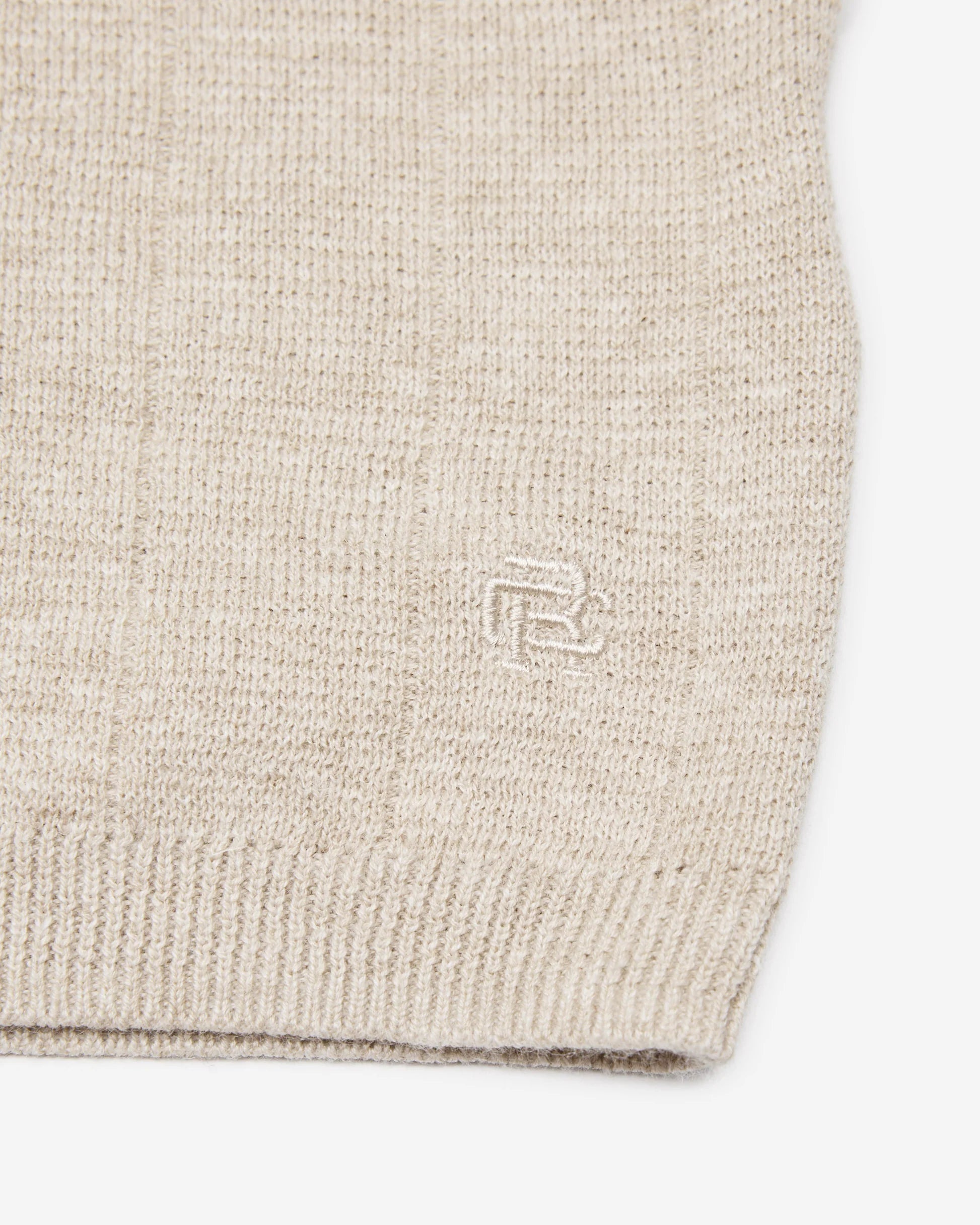 Cotton Linen Stripe Piazza Shirt - Heather Oatmeal