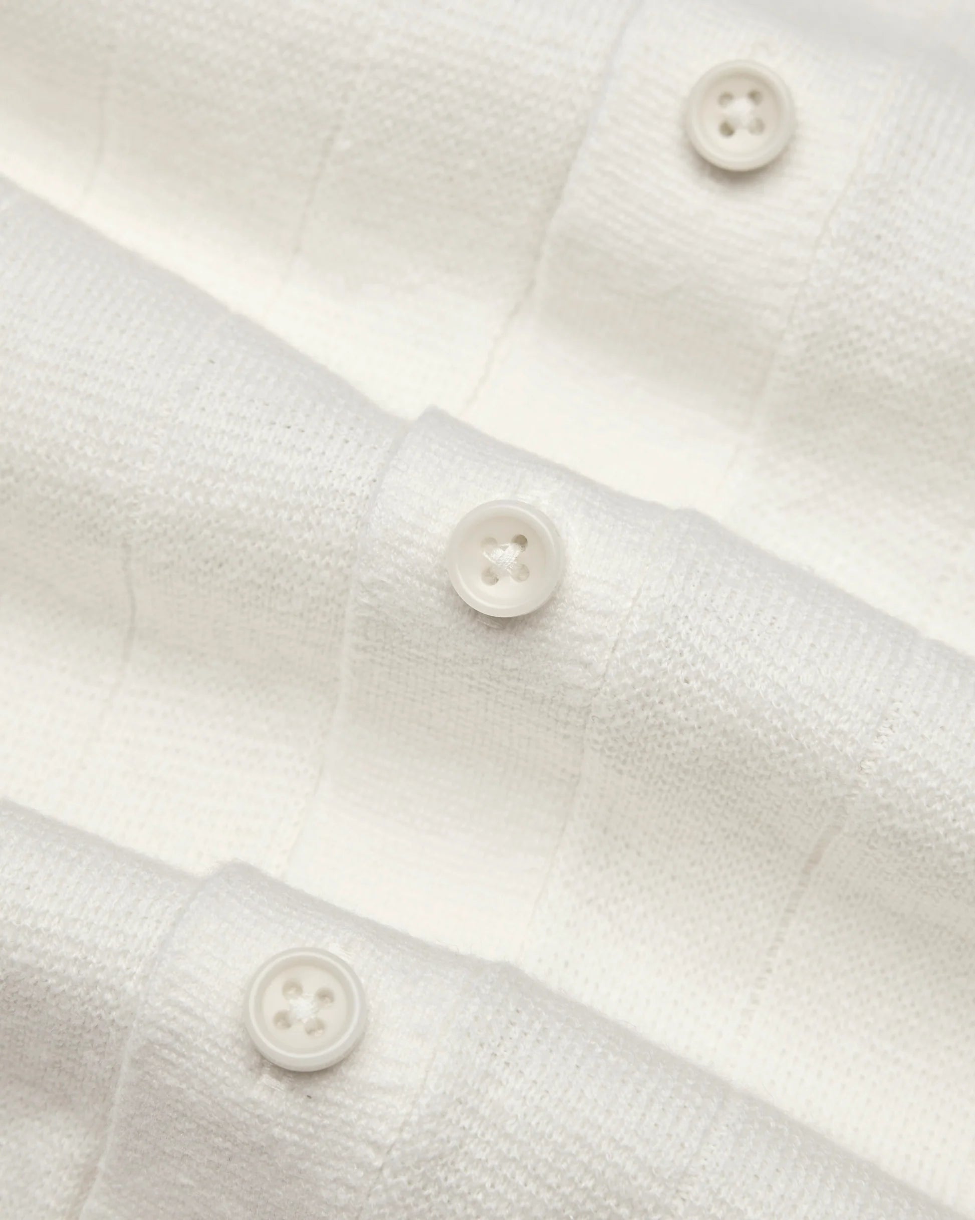 Cotton Linen Stripe Piazza Shirt - Ivory
