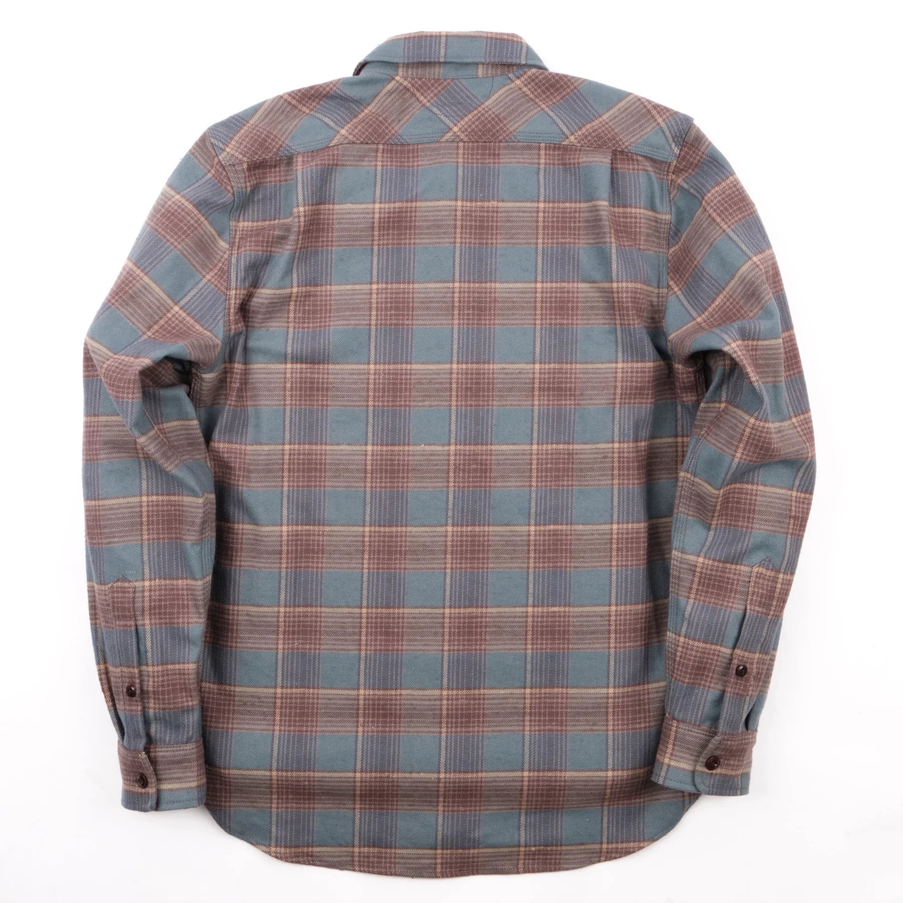 Jepson Dusty Blue Plaid Shirt