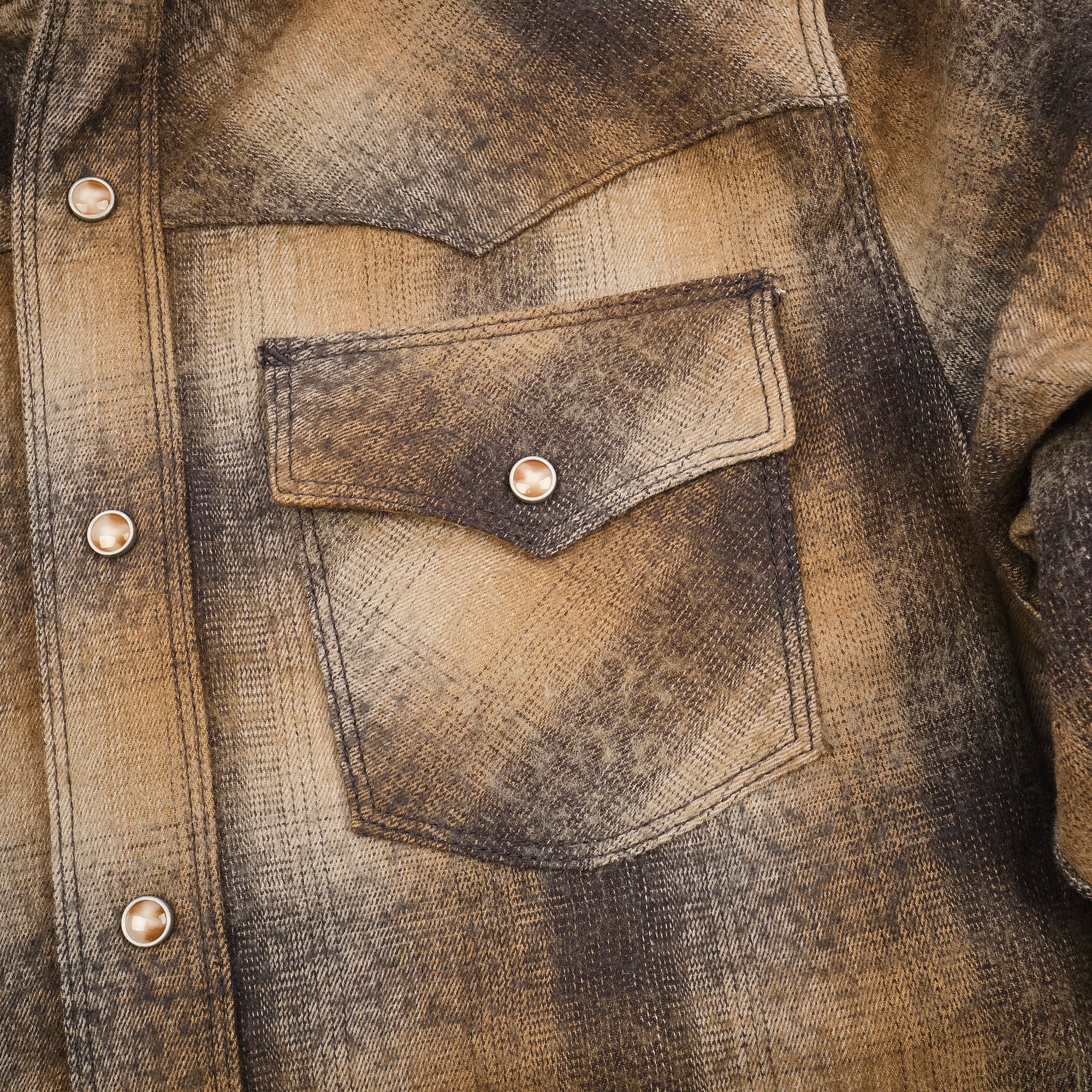 Western Scout Brown Shadow Plaid