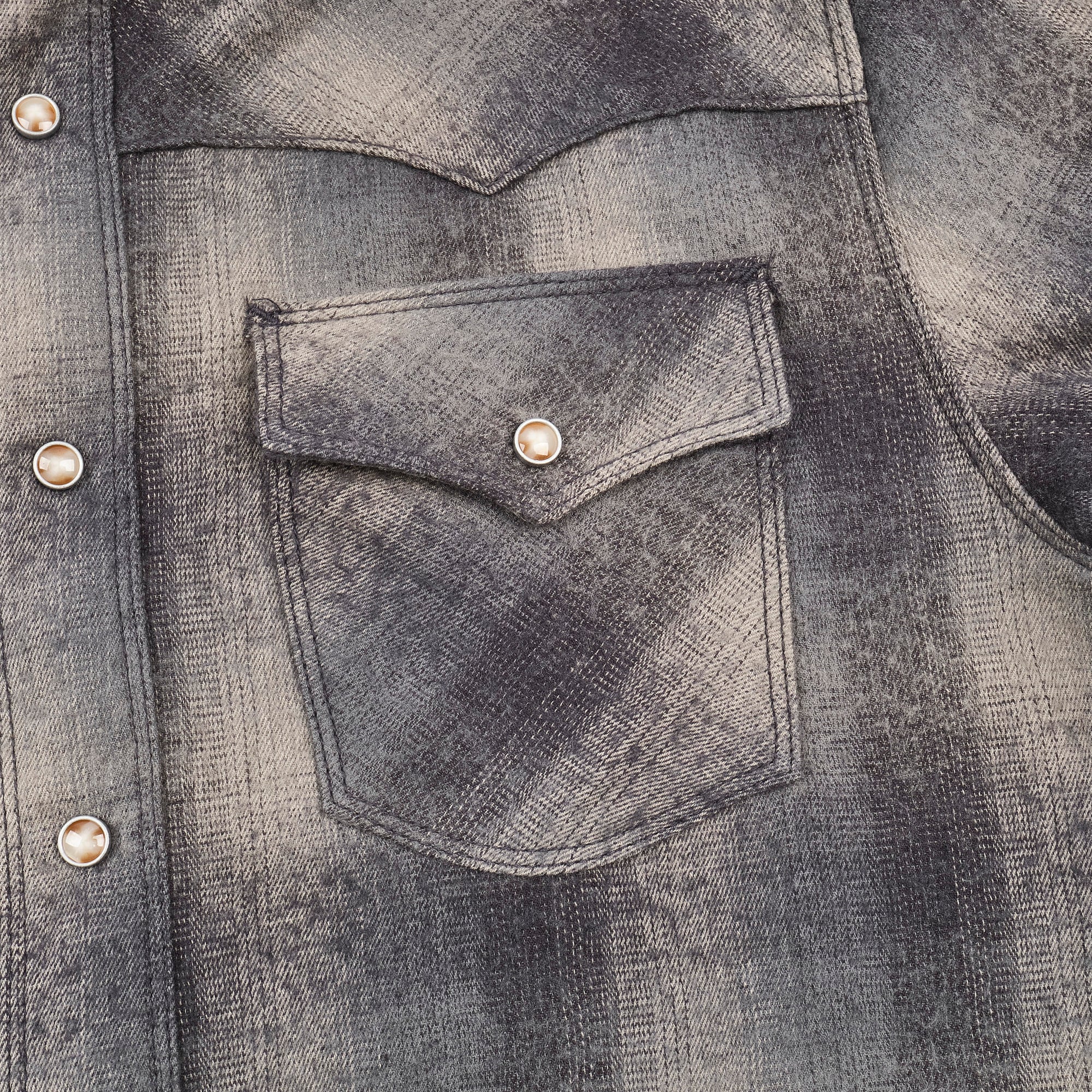 Western Scout Charcoal Shadow Plaid