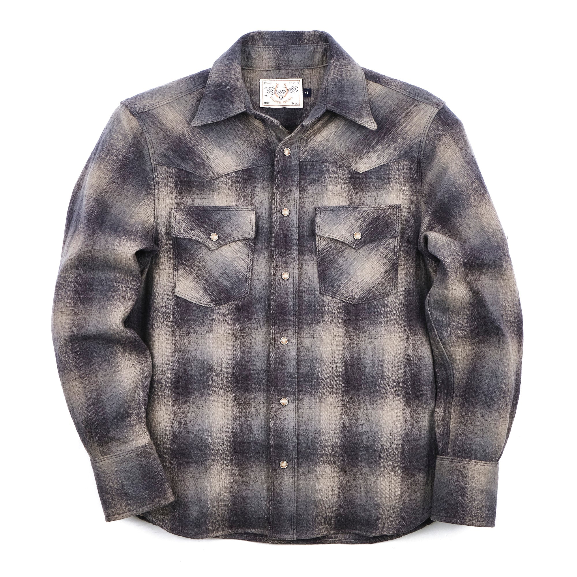 Western Scout Charcoal Shadow Plaid