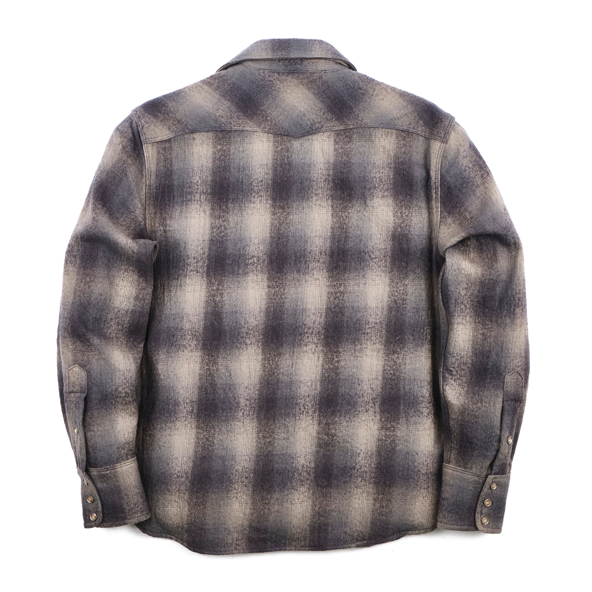 Western Scout Charcoal Shadow Plaid