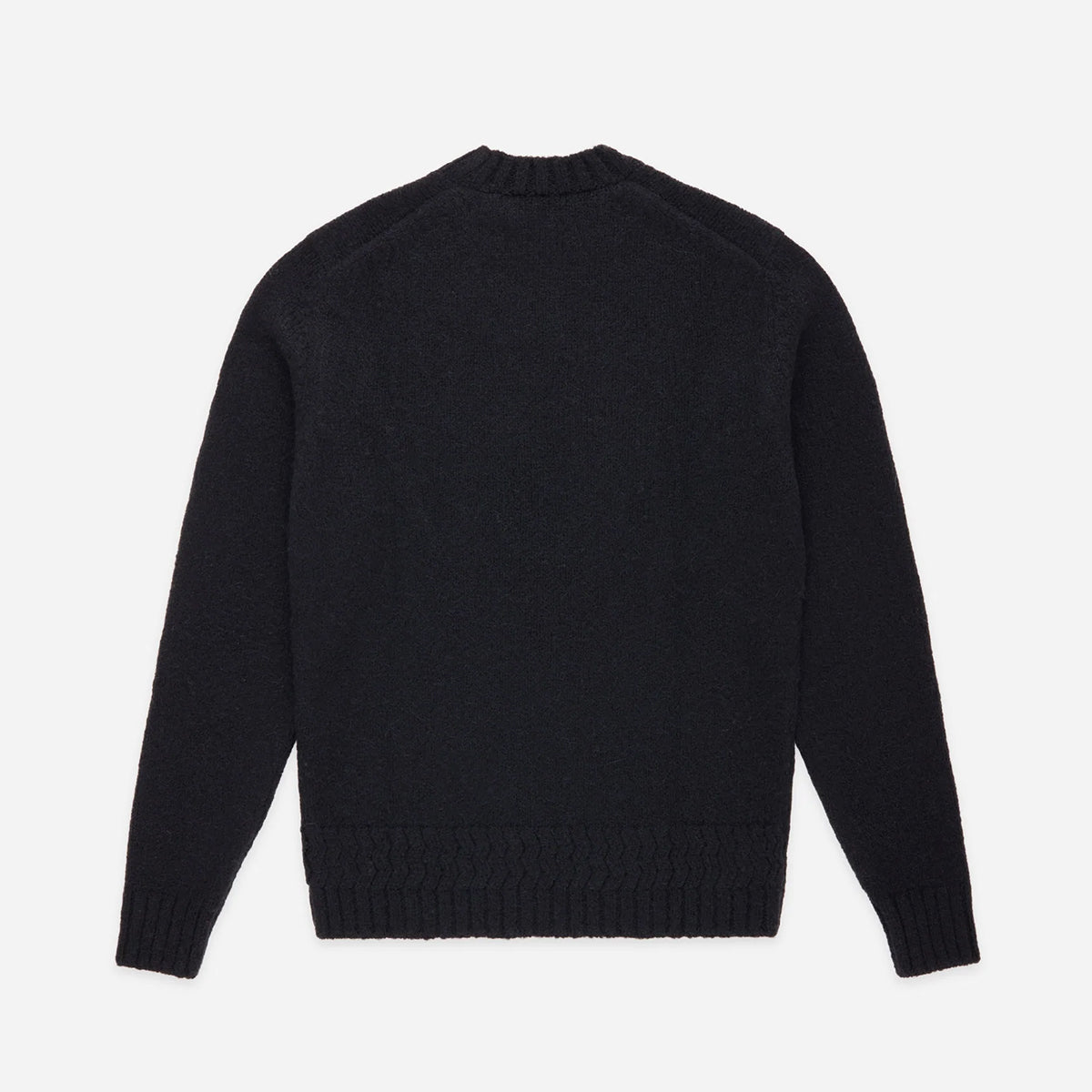 Alpaca Crewneck Black