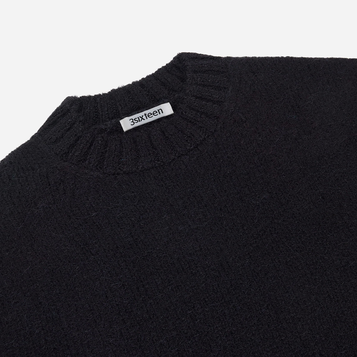 Alpaca Crewneck Black