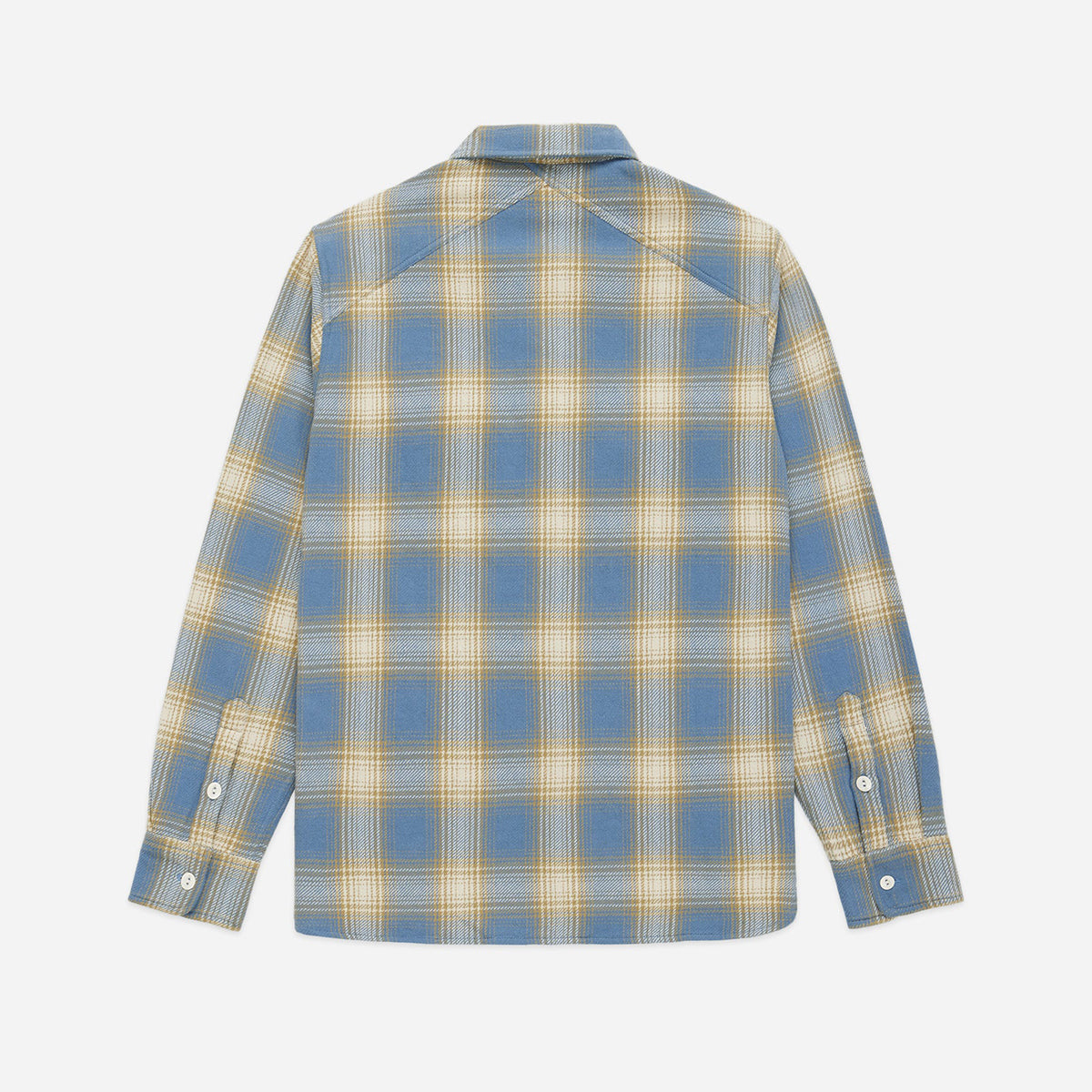 Crosscut Flannel Powder Blue