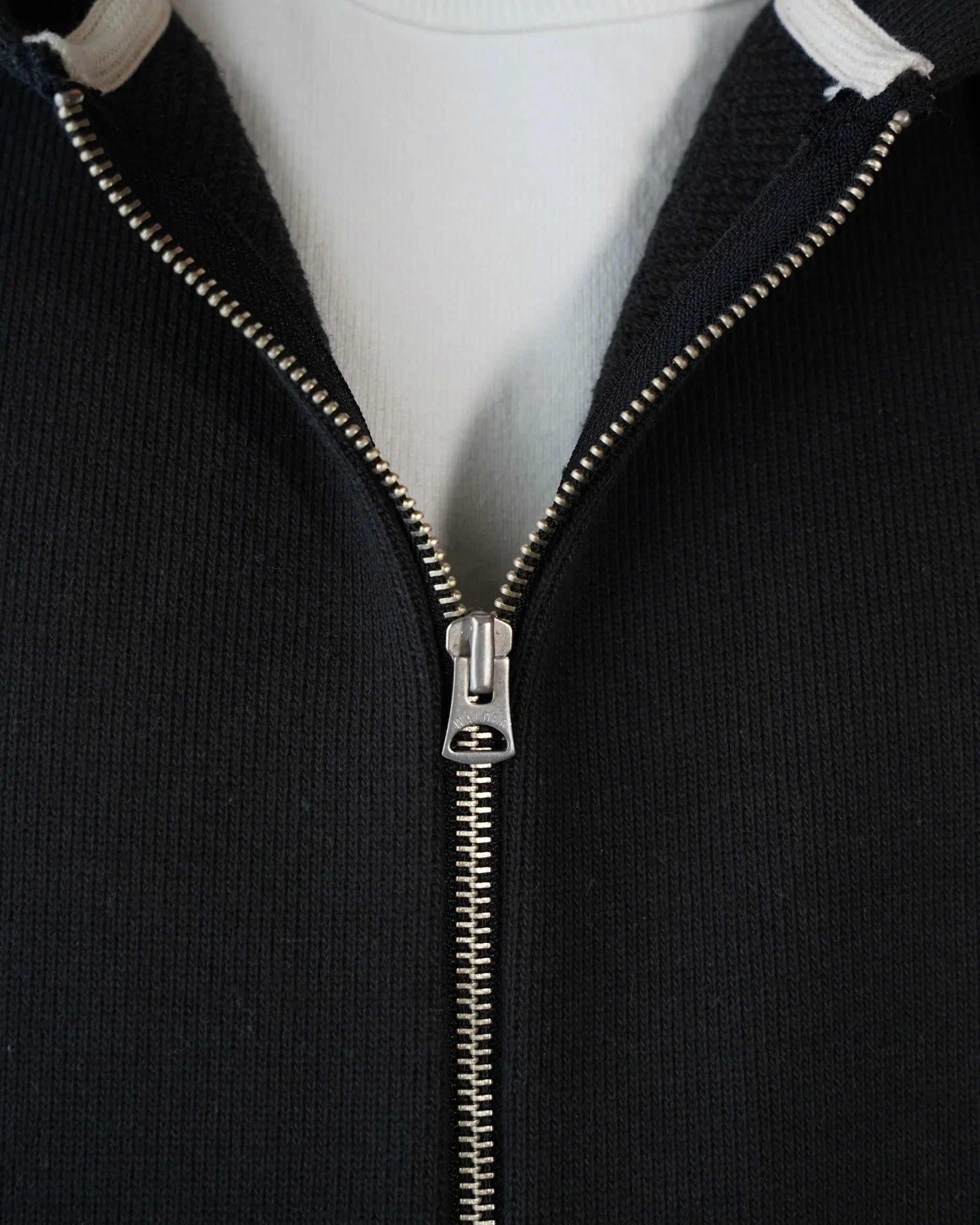 Zip Hoodie Double Heavyweight French Terry Zip Sumi Black