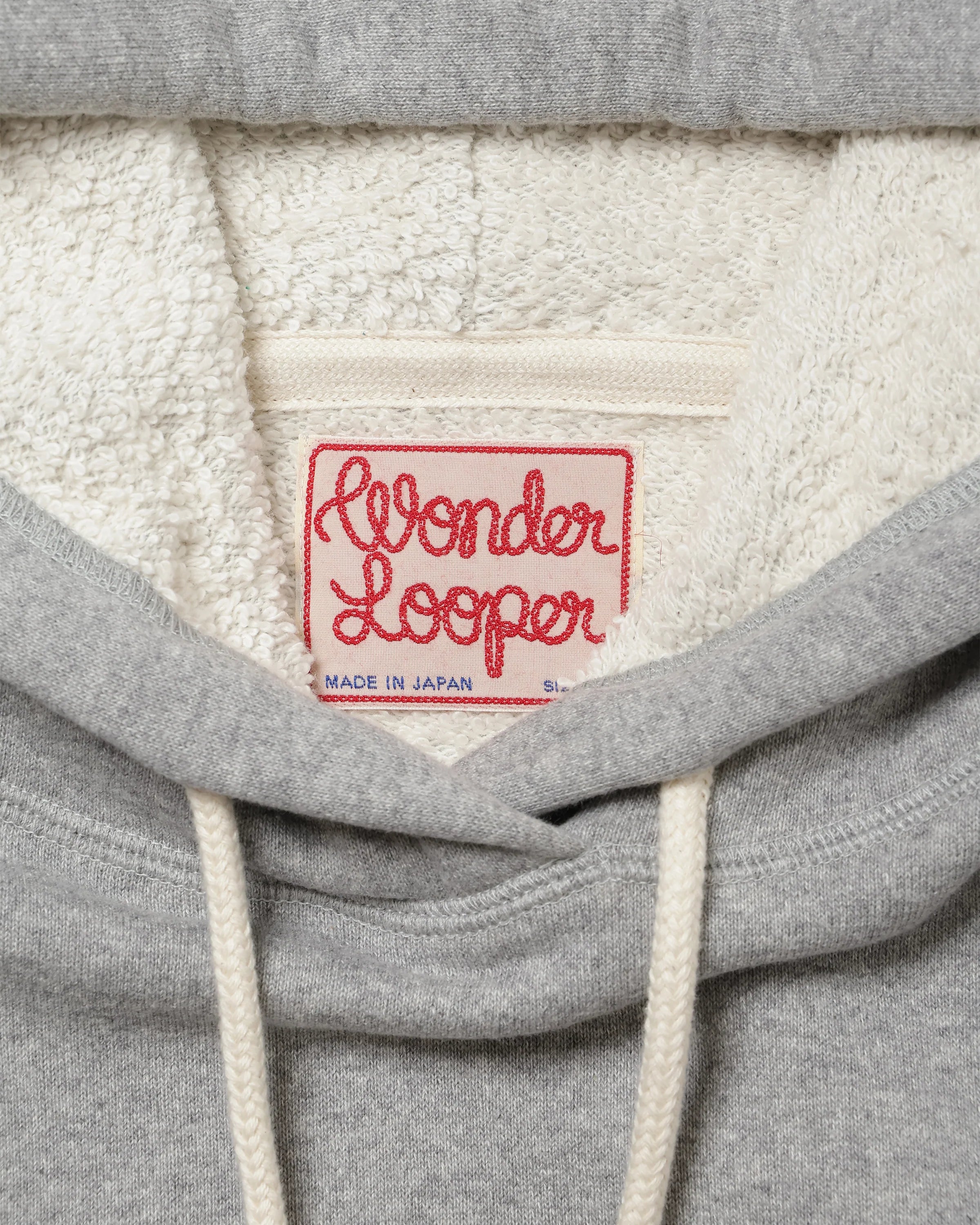 Pullover Hoodie Super Looper French Terry Heather Grey