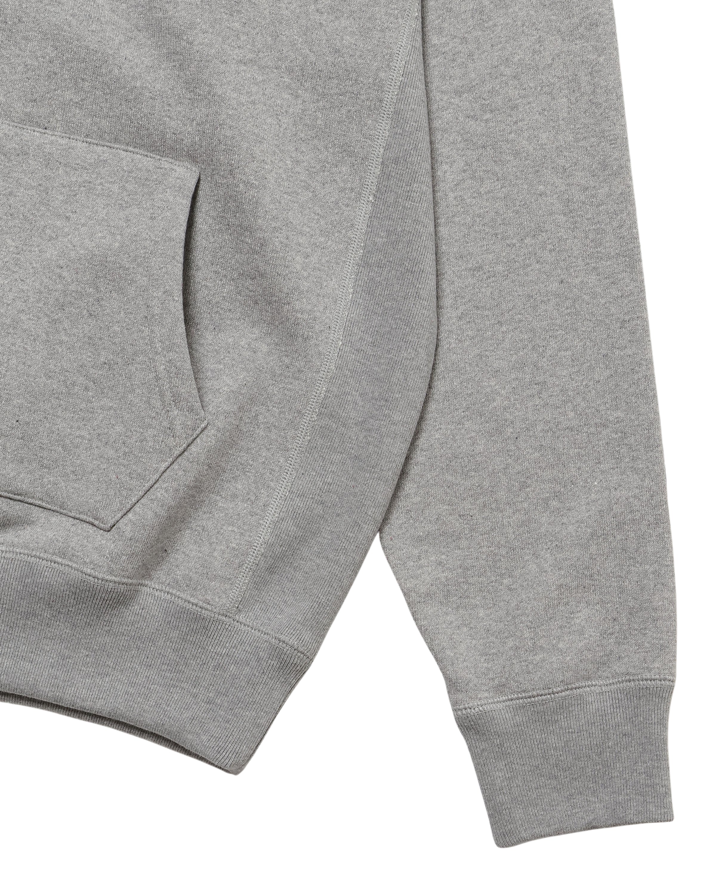 Zip Hoodie Super Looper French Terry Heather Grey